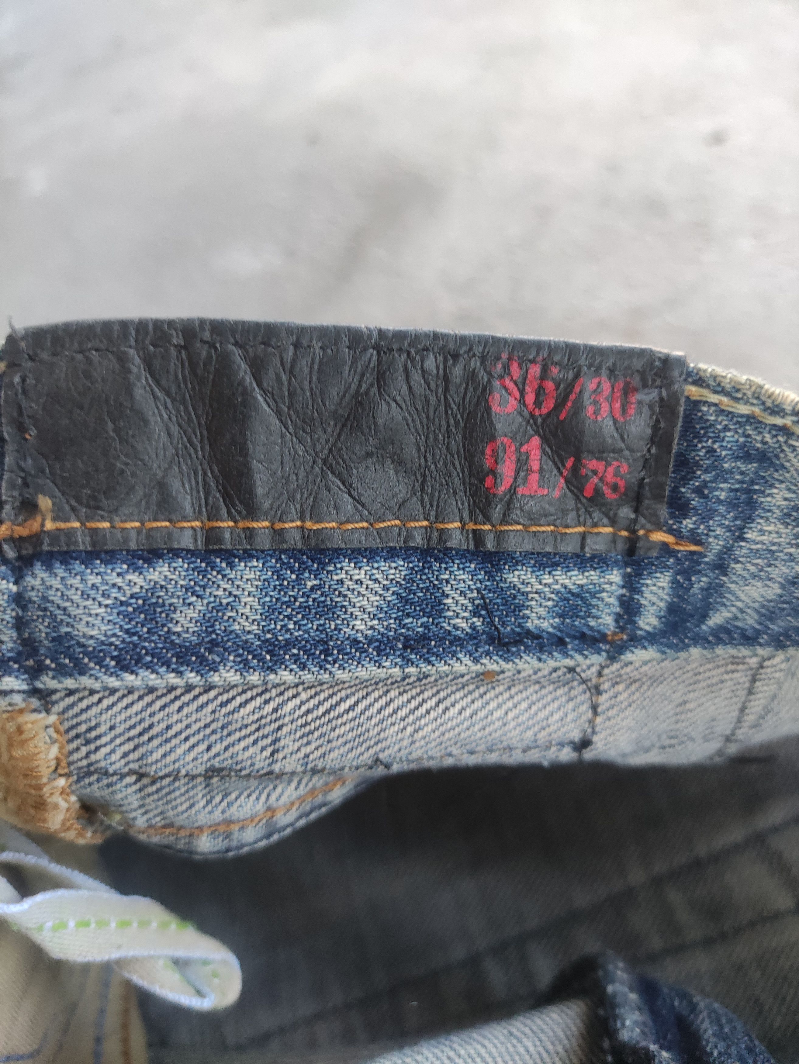 Gap Vintage Gap 1969 Selvedge Jean Distressed Faded Denim Size US 34 / EU 50 - 7 Thumbnail