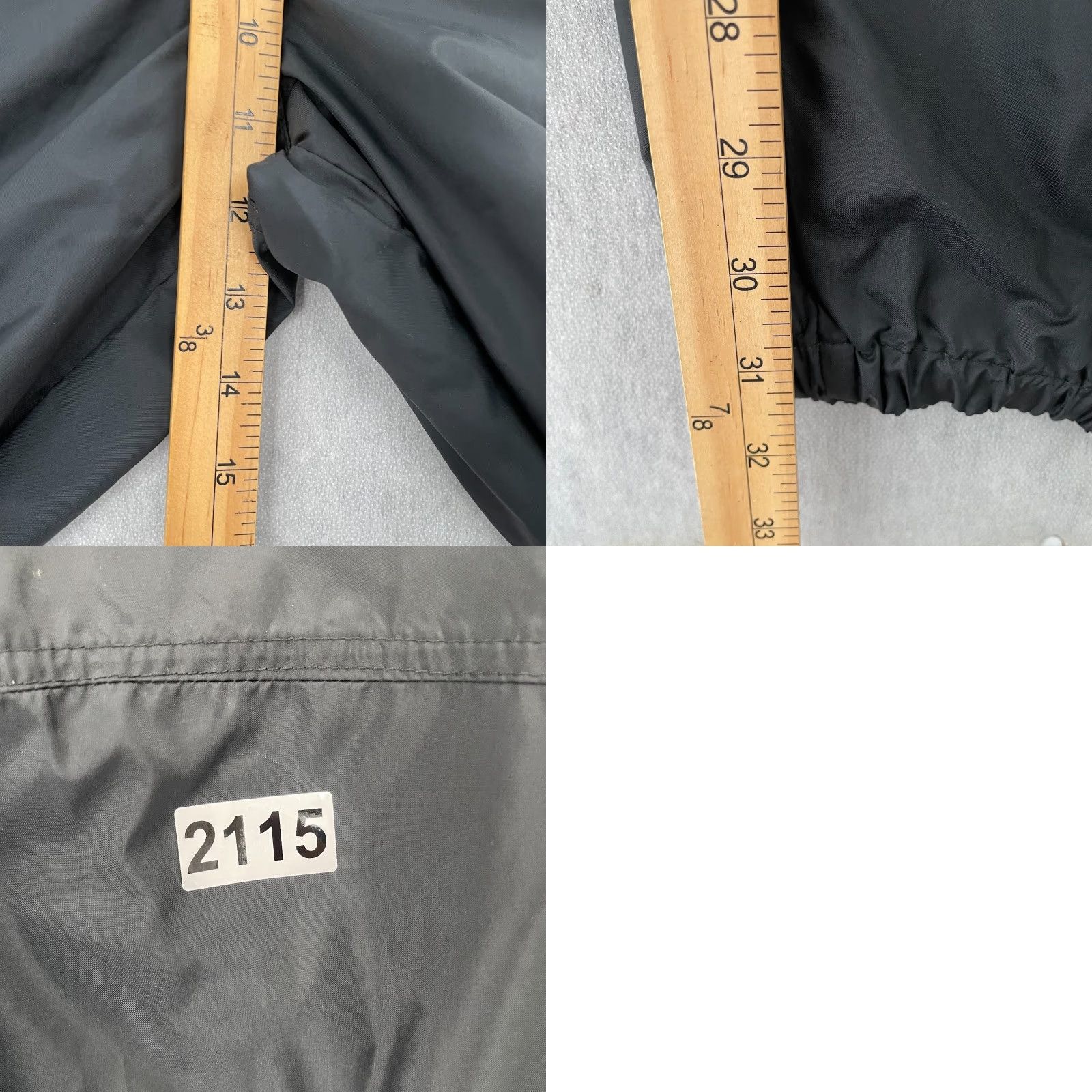 Nike VINTAGE Nike Pants Athletic Mens M Black Drawstring Pockets Swoosh 80s 90s Logo Mens Clothing Size US 31 - 8 Thumbnail