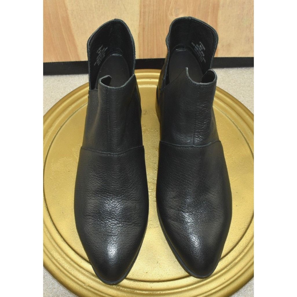 Lucky Brand Lucky Brand Paramo Women’s Booties Size 9 Black Pebbled Leat Size US 9 / IT 39 - 6 Thumbnail