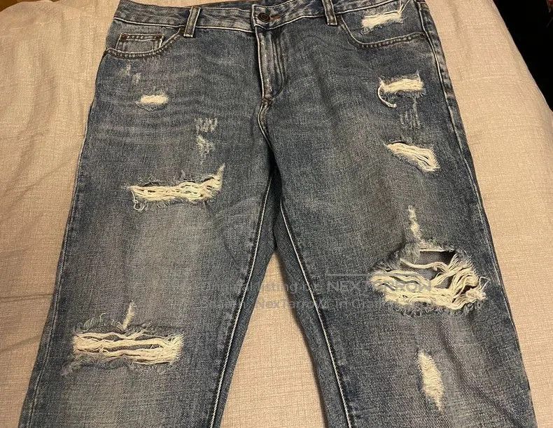 Saint Laurent Paris Saint Laurent Distressed Denim Pants for Men. Size US 30 / EU 46 - 6 Thumbnail