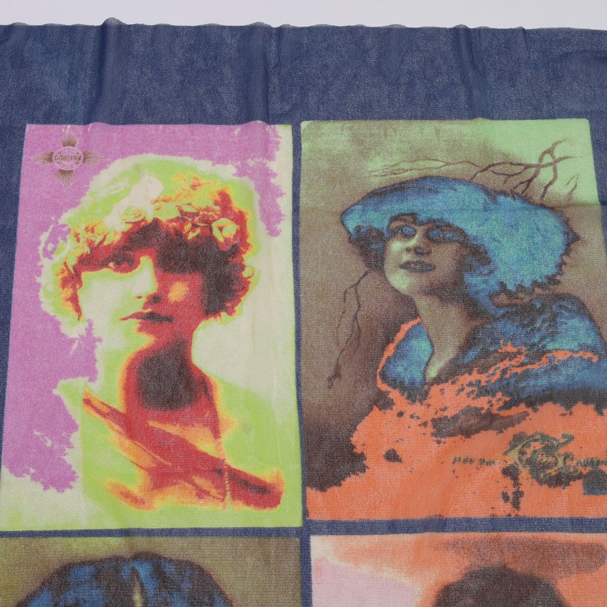Jean Paul Gaultier Jean Paul Gaultier Soleil 2002 Vintage Portraits Mesh Pareo Size ONE SIZE - 10 Thumbnail