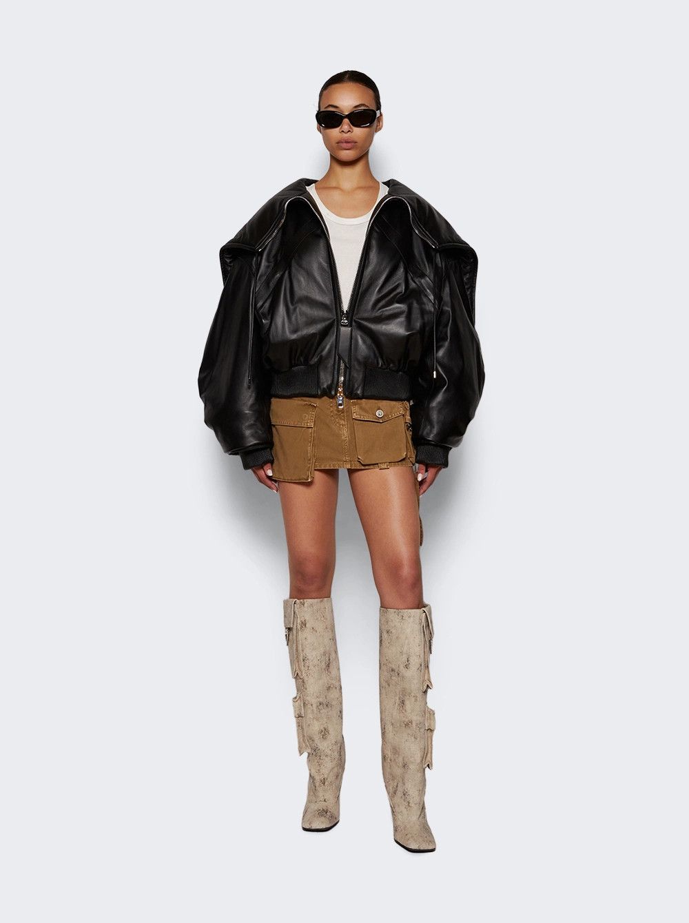 The Attico o1mle0526 Sienna Boots in Neutrals Size US 9 / IT 39 - 3 Thumbnail