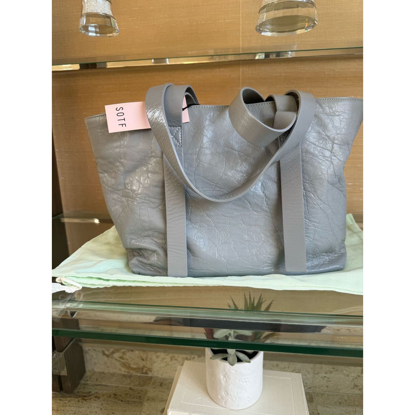 Off-White o1rshd1 Size: OS / Commercial Tote Bag in Grey/Black Size ONE SIZE - 7 Thumbnail