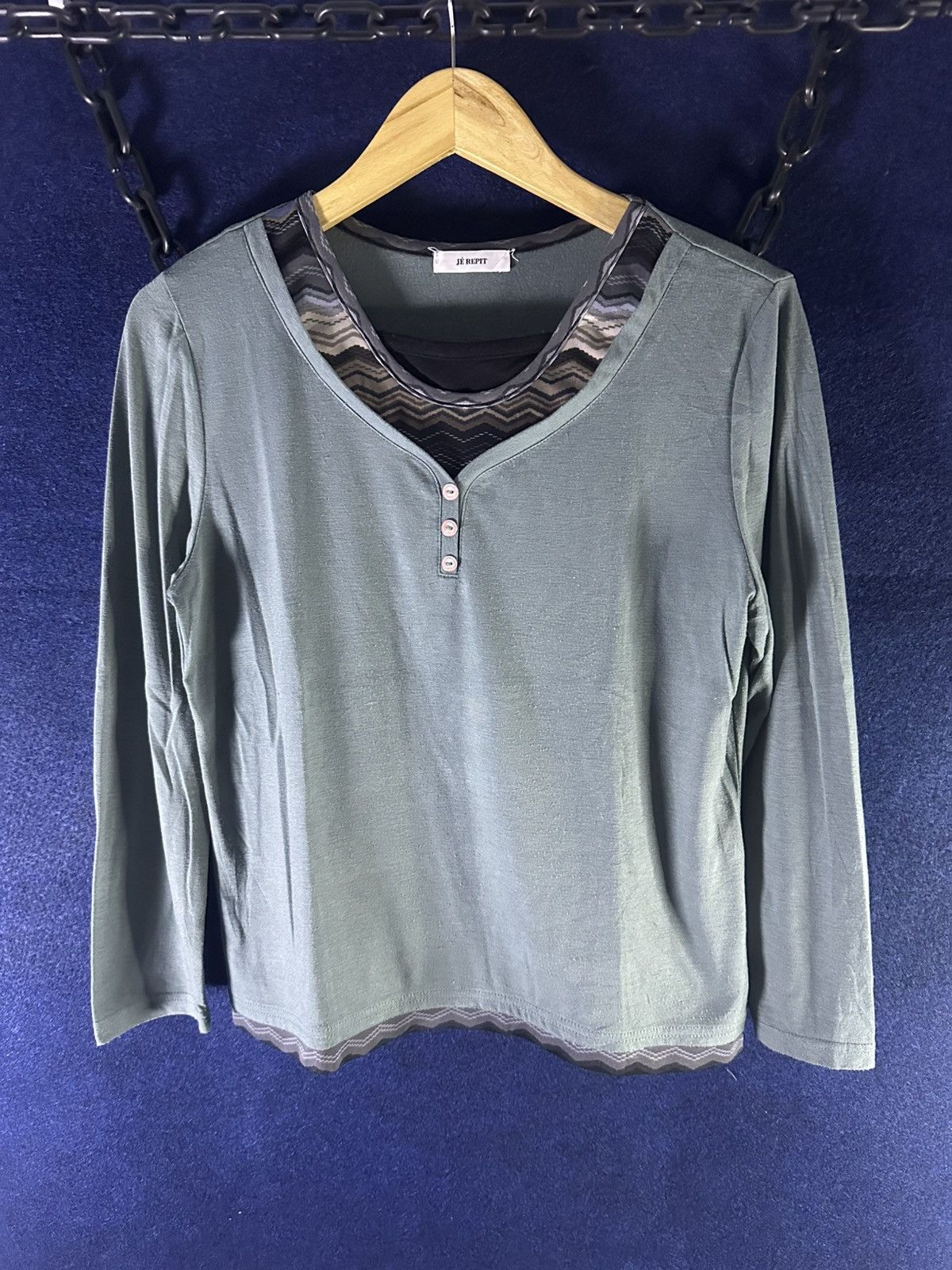 Japanese Brand Japanese Longsleeve Triple Layer Kapital Style Size US S / EU 44-46 / 1 - 1 Thumbnail