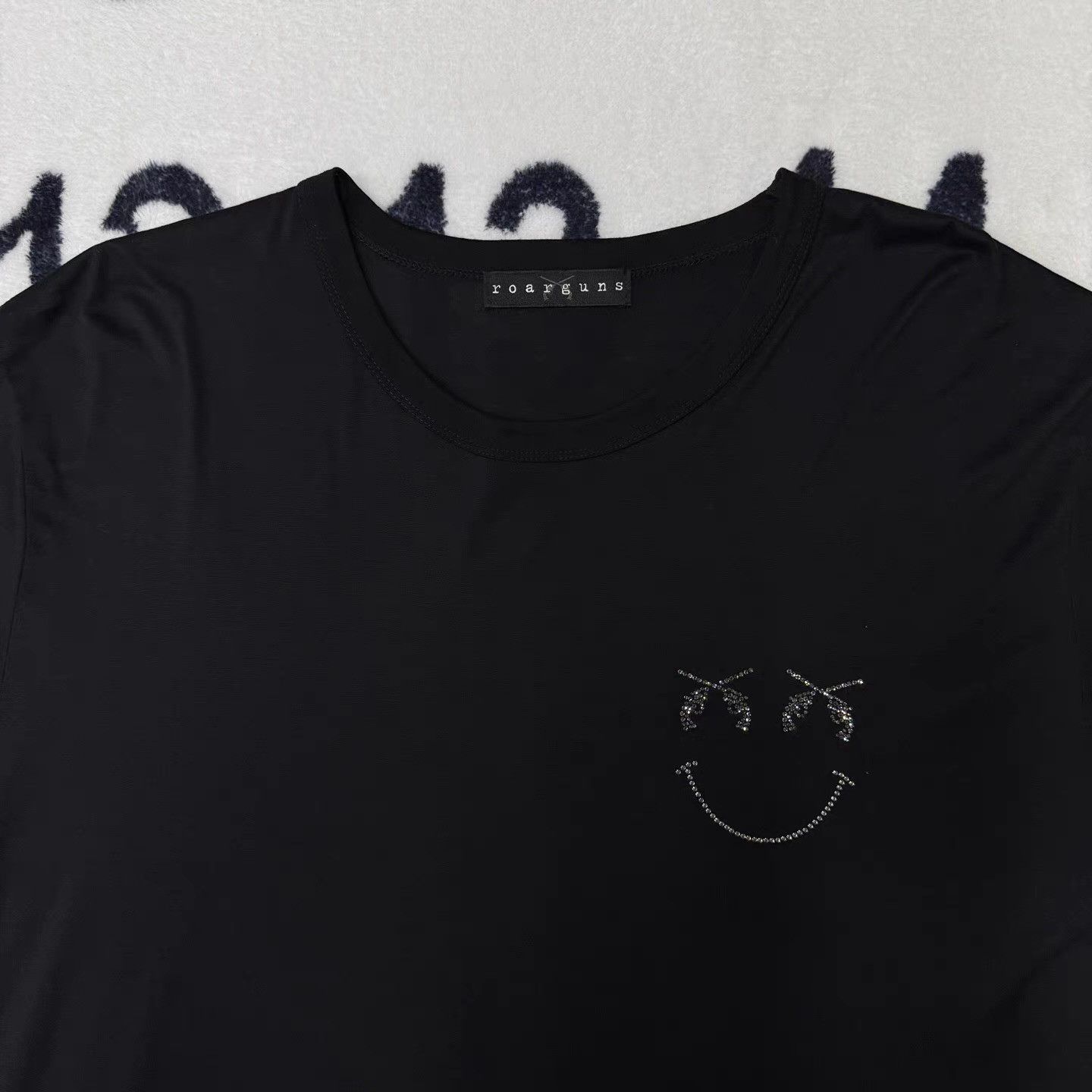 roarguns Roar Gun Black ShortSleeve with Double Gun Rhinestones Q10 Size US M / EU 48-50 / 2 - 2 Thumbnail