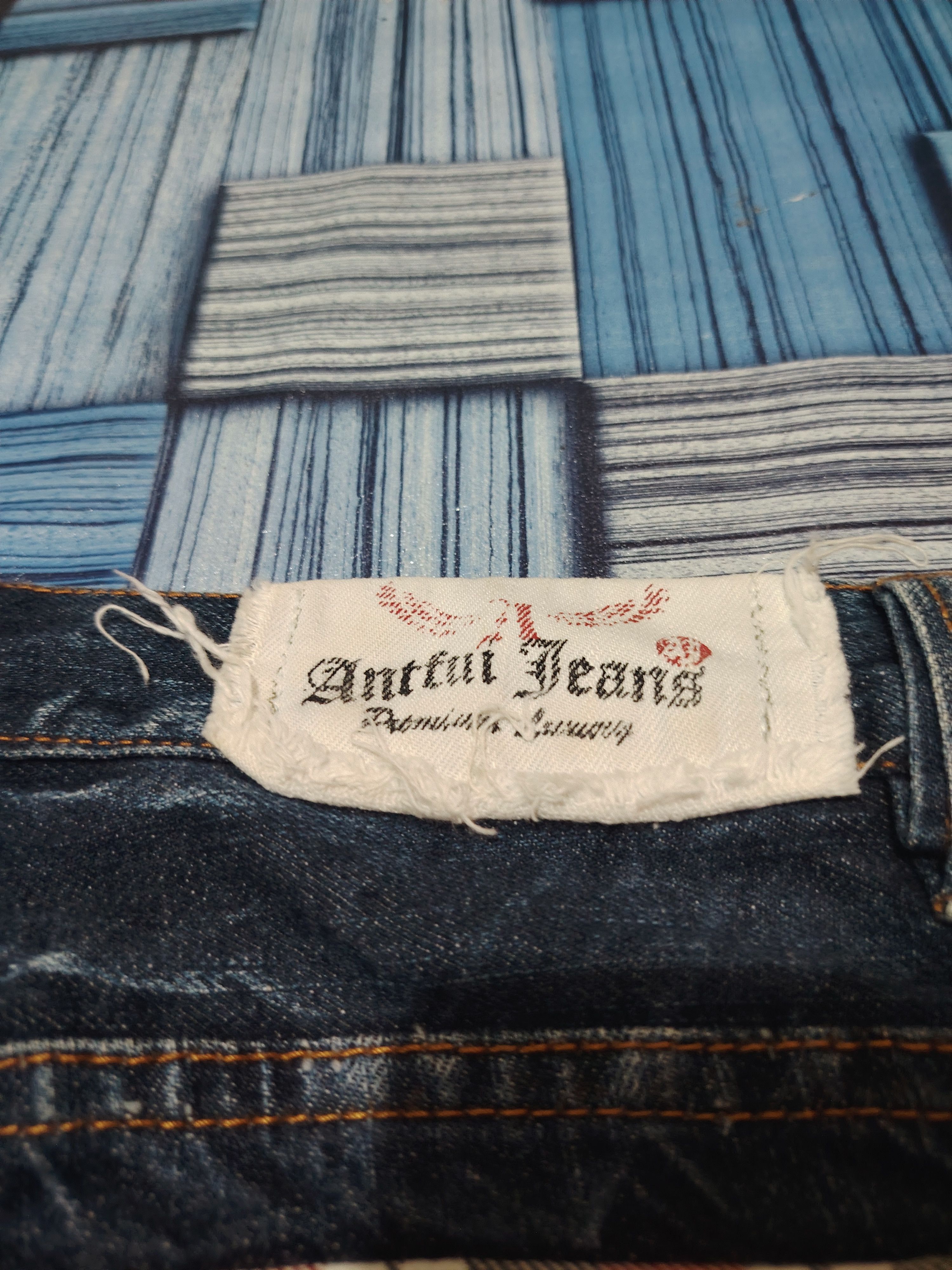 Who Decides War Japanese Antful Jeans Distressed Clawmark Flared Jeans Size US 29 - 16 Thumbnail