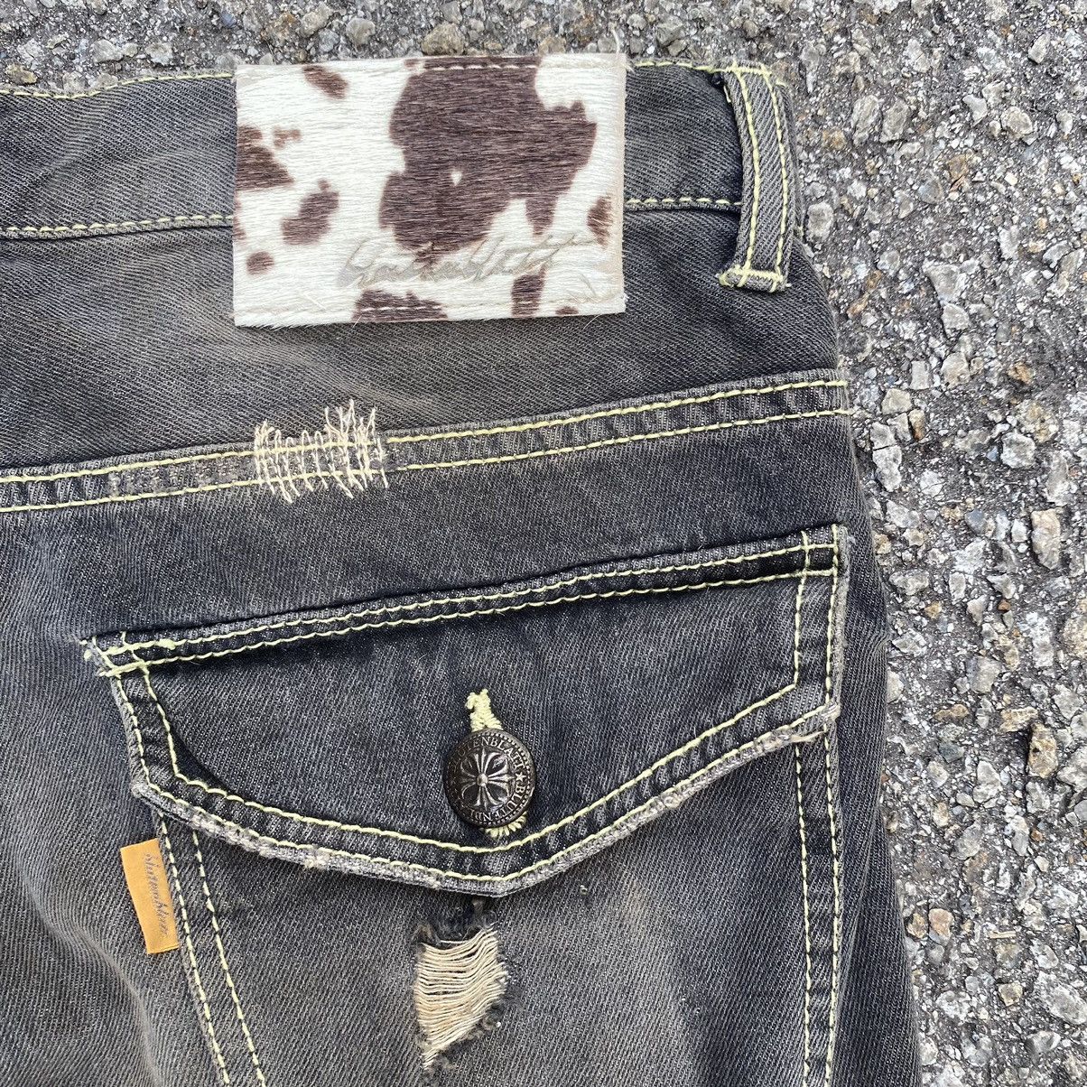 Flared Jeans Blutenblatt Bush Pant Distressed Denim Boot Cut