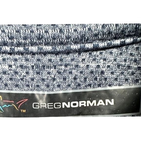 Vintage Greg Norman Sweater Men Medium Blue Fleece Lined Quarter Zip Pullover Sweatshirt Size US M / EU 48-50 / 2 - 4 Thumbnail