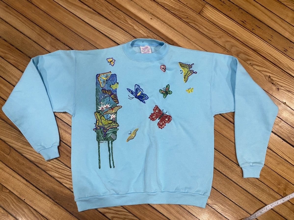 Vintage Vintage handmade crewneck M/L Size US L / EU 52-54 / 3 - 1 Thumbnail
