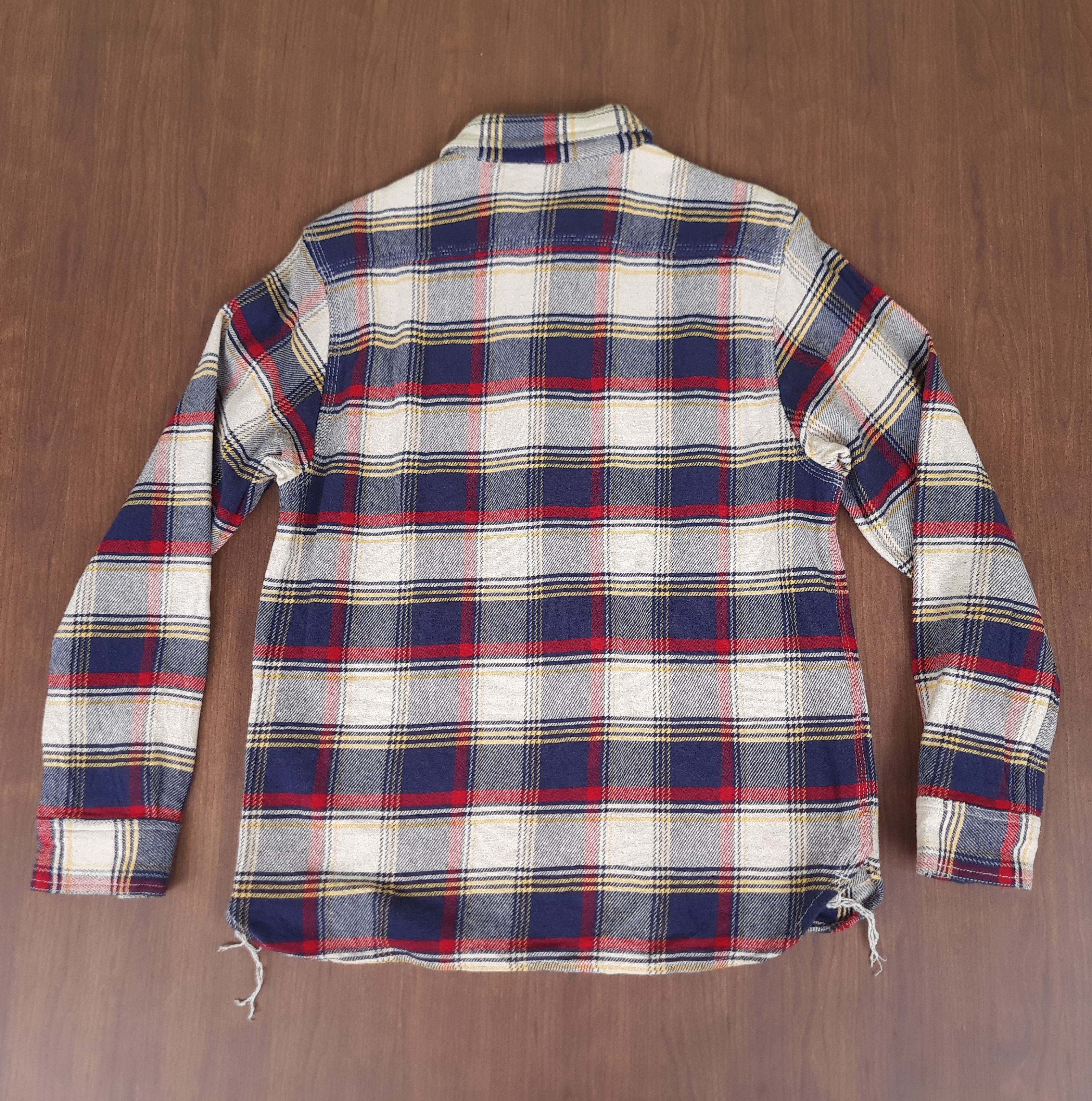Japanese Brand Houston Union Made Vintage Flannel Shirts Size US M / EU 48-50 / 2 - 2 Thumbnail