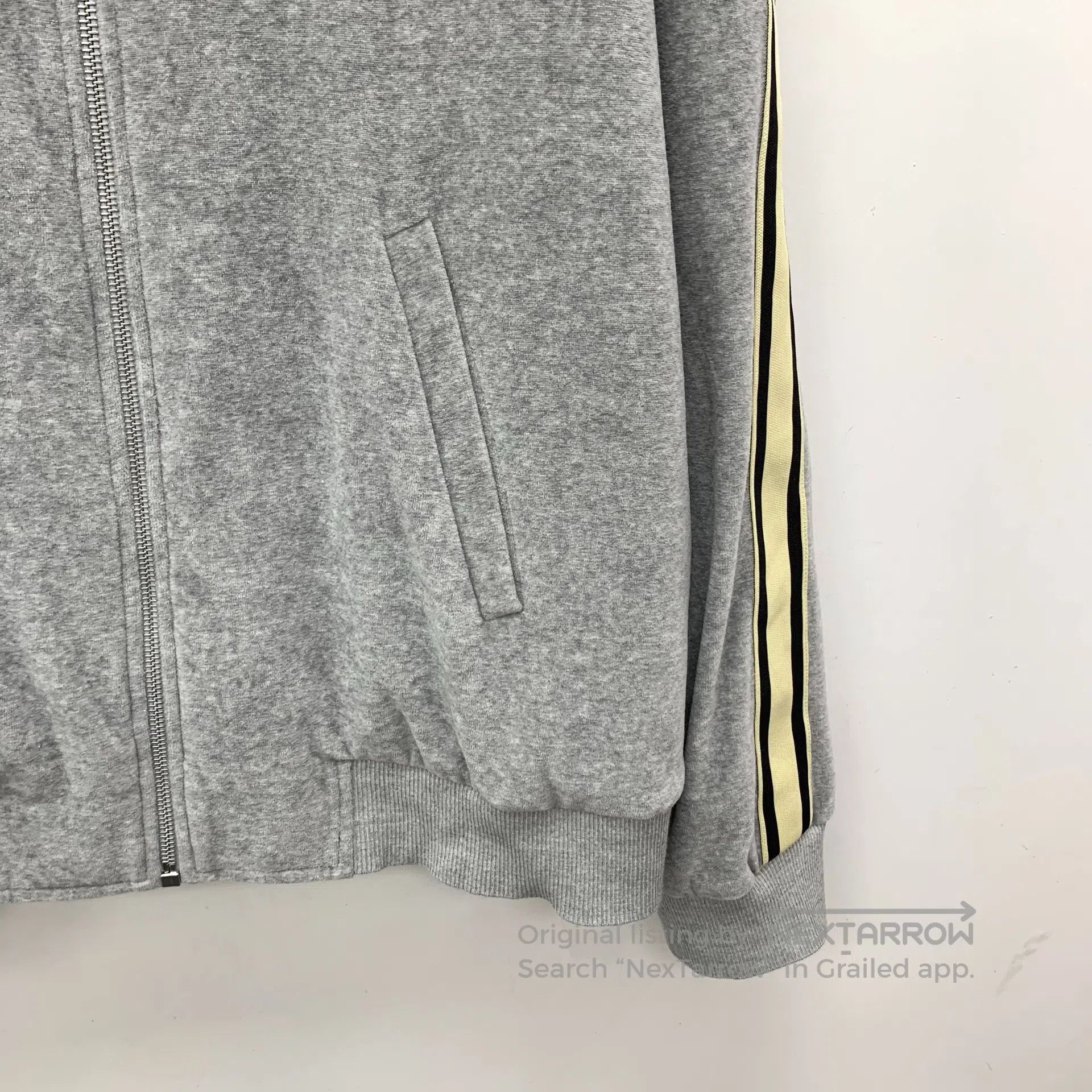 Celine Celine Grey Triumph embroidery wool stand collar zip long- Size US XXL / EU 58 / 5 - 4 Thumbnail