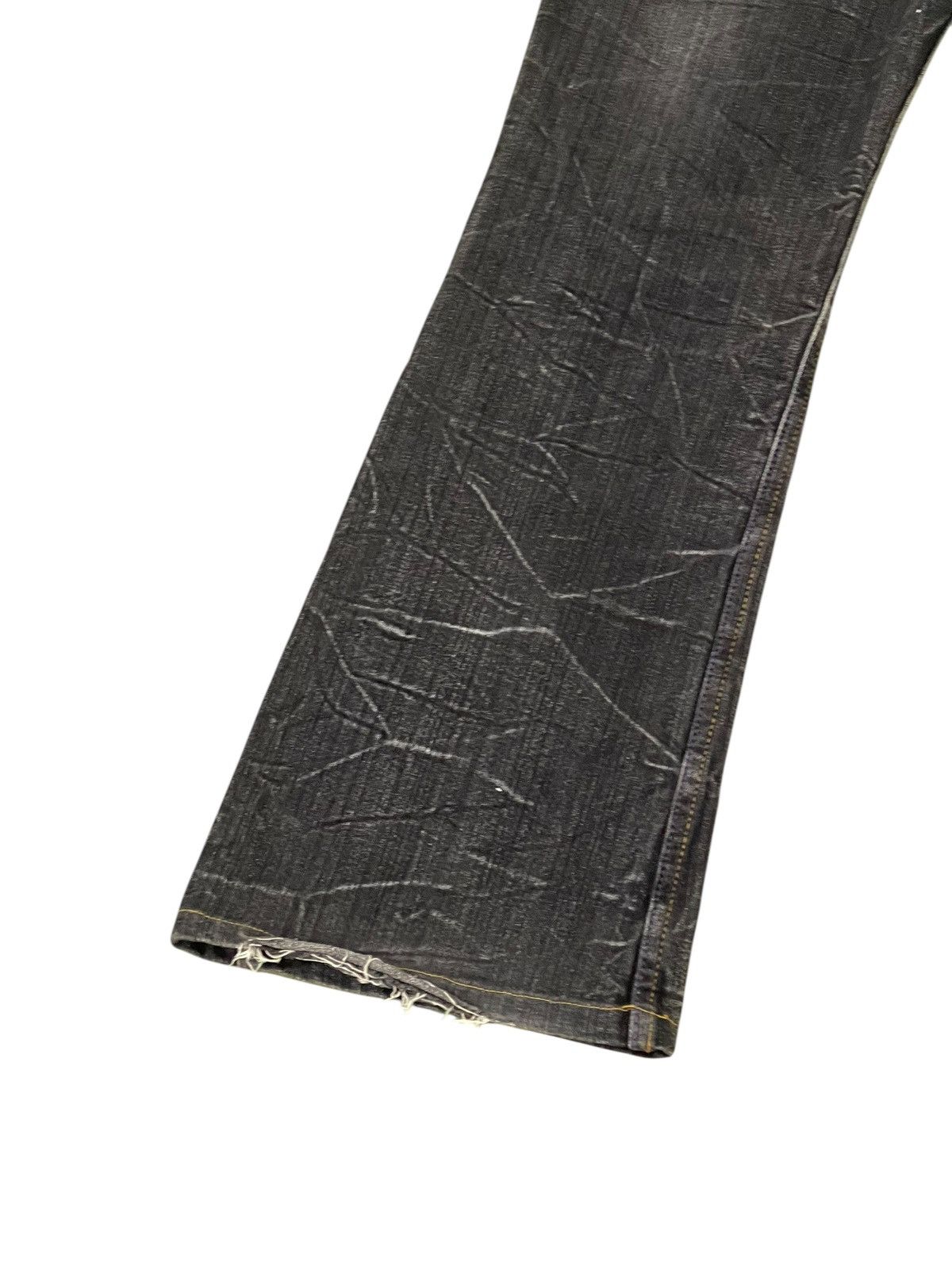Japanese Brand Double Waist Flare Jeans Antful Distress Boot Cut 8🟦 Size US 31 - 15 Thumbnail