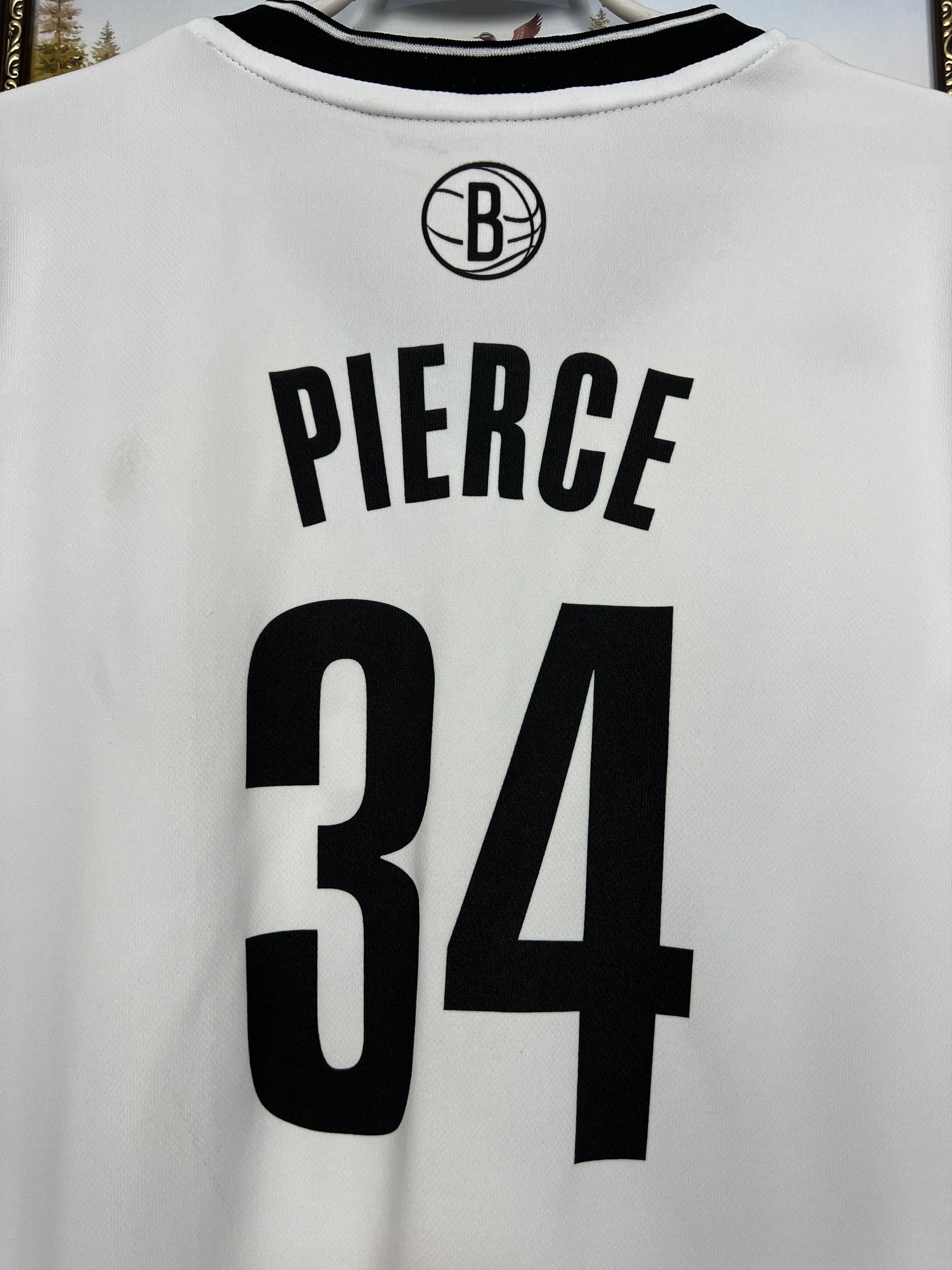 Adidas Adidas Brooklyn Nets #34 Paul Pierce Jersey NBA White Shirt Size US L / EU 52-54 / 3 - 12 Thumbnail