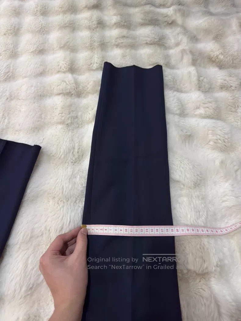 Saint Laurent Paris Saint Laurent Paris Dark Blue Trousers i Size US 34 / EU 50 - 9 Thumbnail