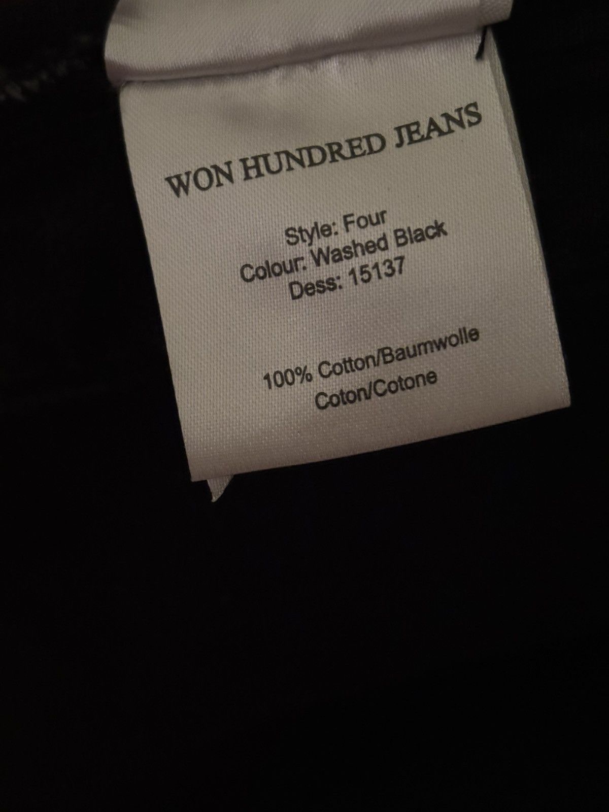 Won Hundred Black Won Hundred Jean Jacket Size US M / EU 48-50 / 2 - 6 Thumbnail