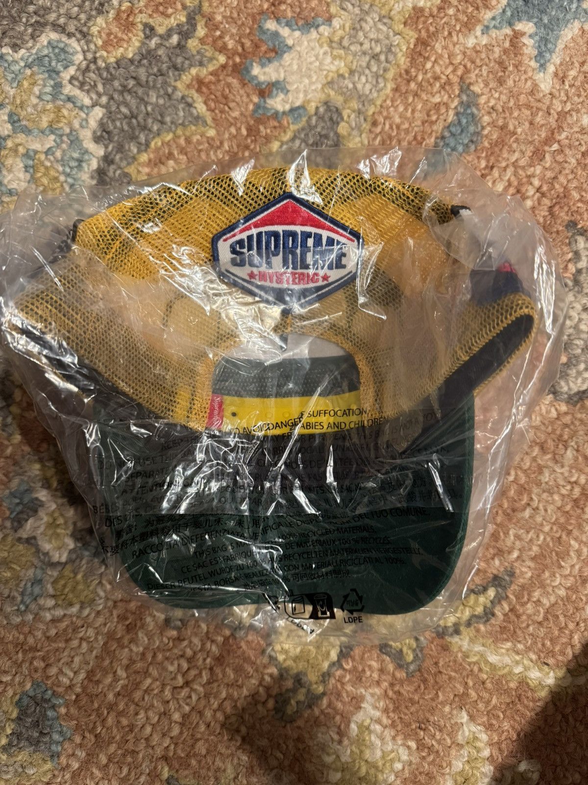 Supreme Supreme Hysteric Glamour Vanson Leather Mesh Back 6-Panel Size ONE SIZE - 5 Thumbnail