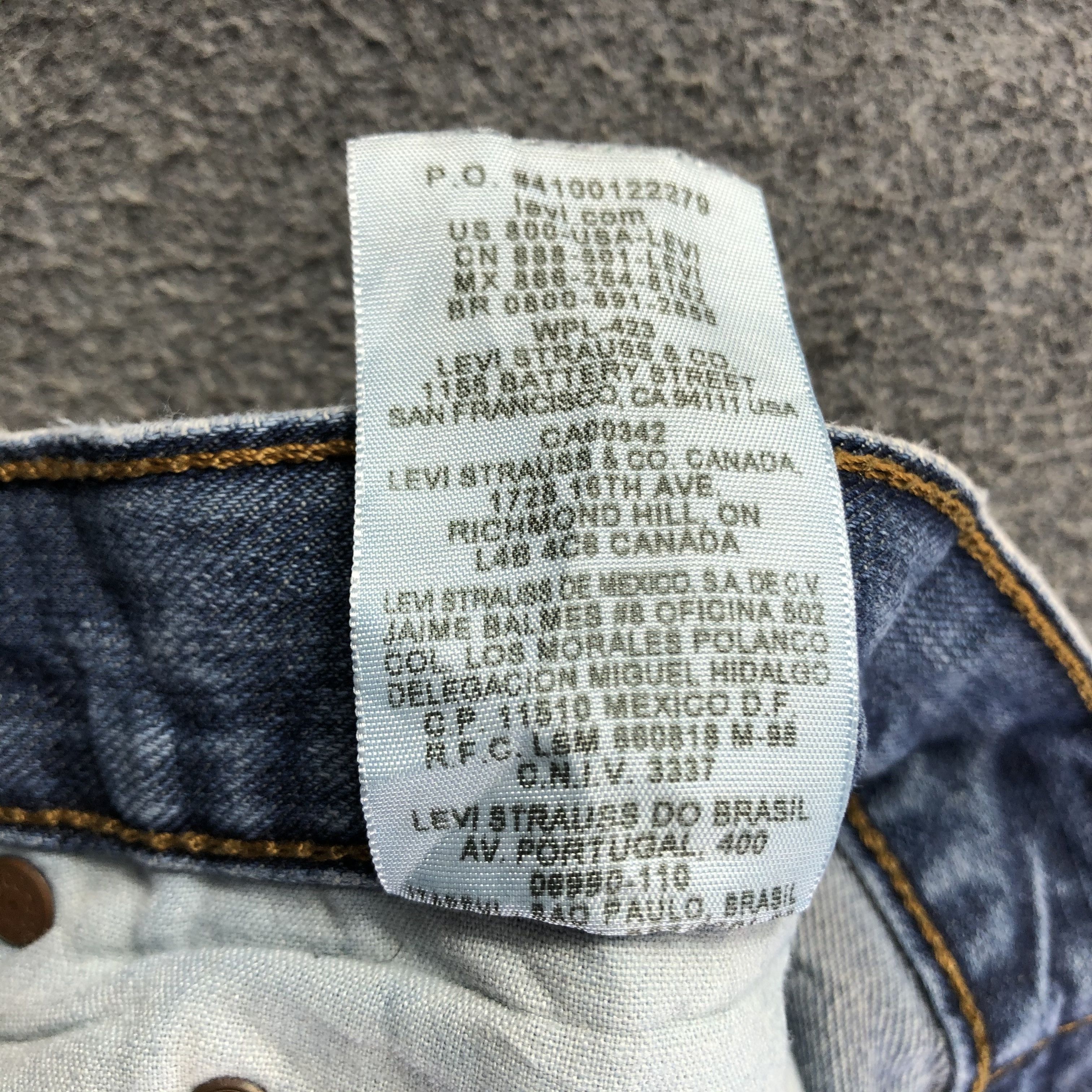 Levi's Vintage Blue Wash Levis 559 Jeans-J3206 Size US 38 / EU 54 - 12 Thumbnail