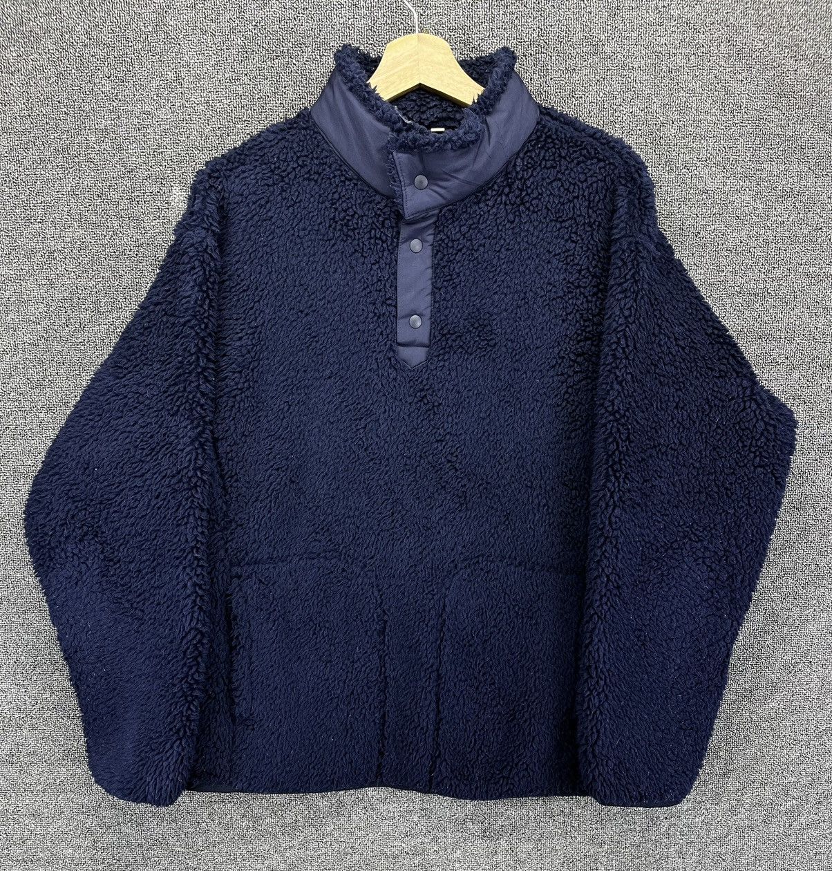 Uniqlo × White Mountaineering White Mountaineering Fleece Snap-T Button Up Sweatshirt Size US L / EU 52-54 / 3 - 1 Thumbnail