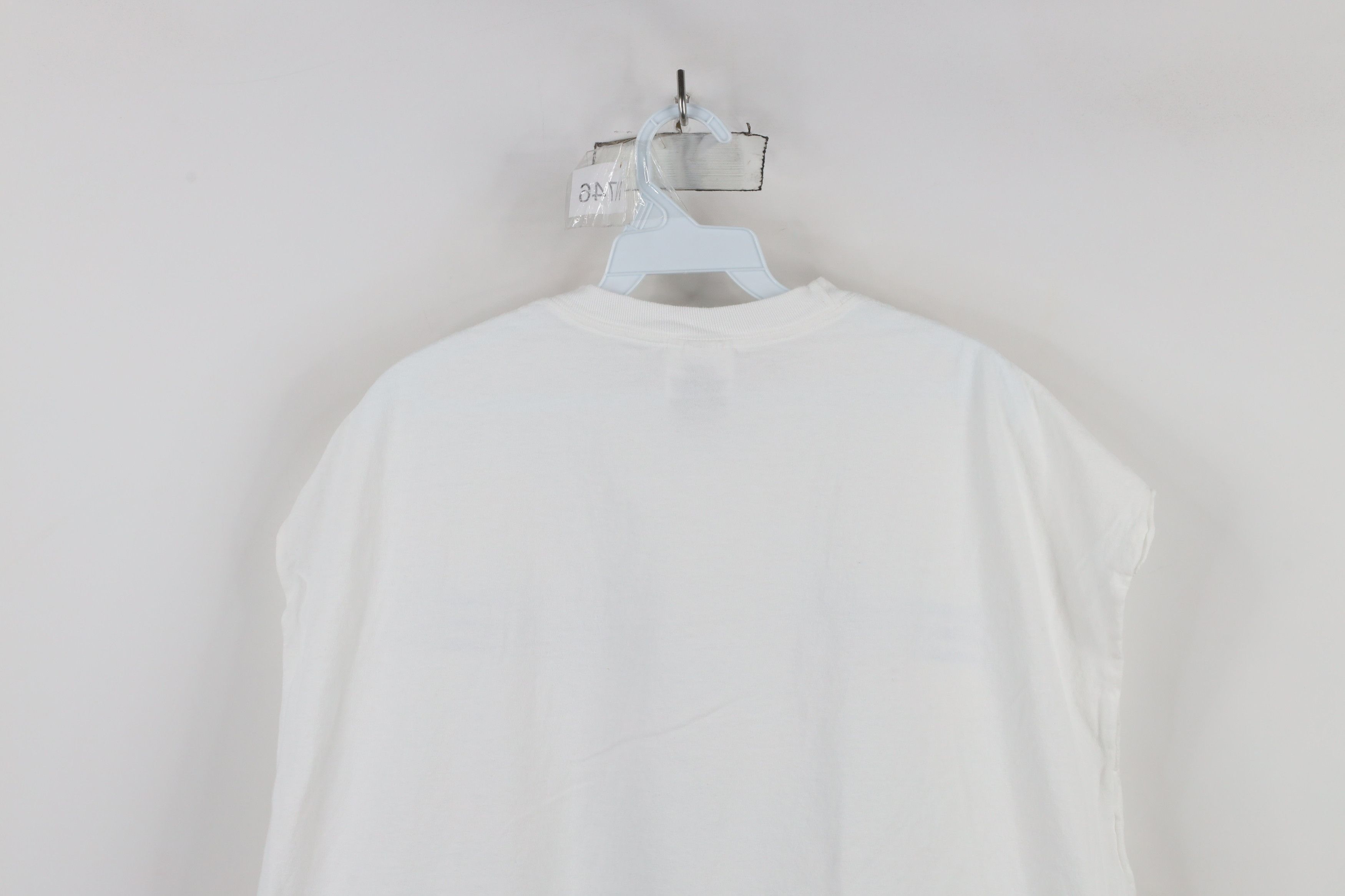 Adidas Vintage 90s Adidas Striped Sleeveless Muscle T-Shirt White Size US XL / EU 56 / 4 - 8 Thumbnail
