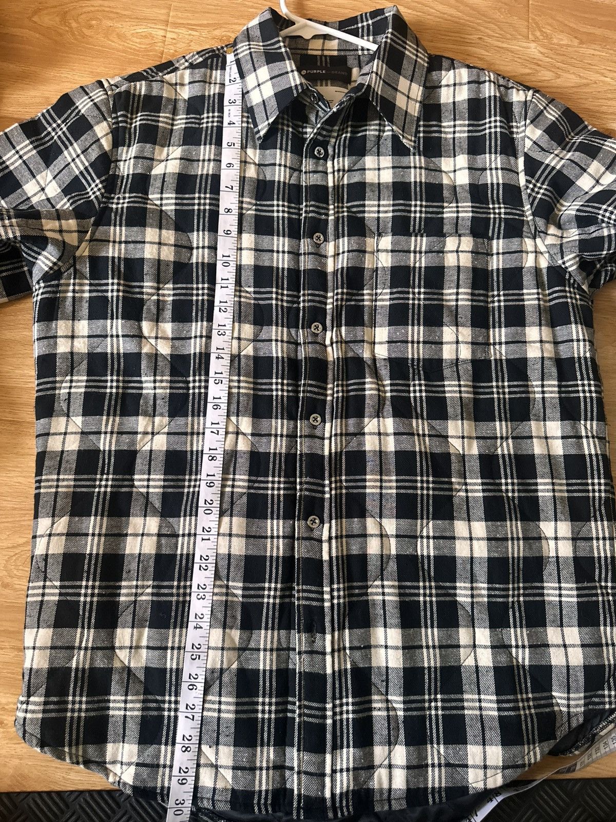 Purple Brand Flannel Snap-up Shirt Size US S / EU 44-46 / 1 - 4 Thumbnail