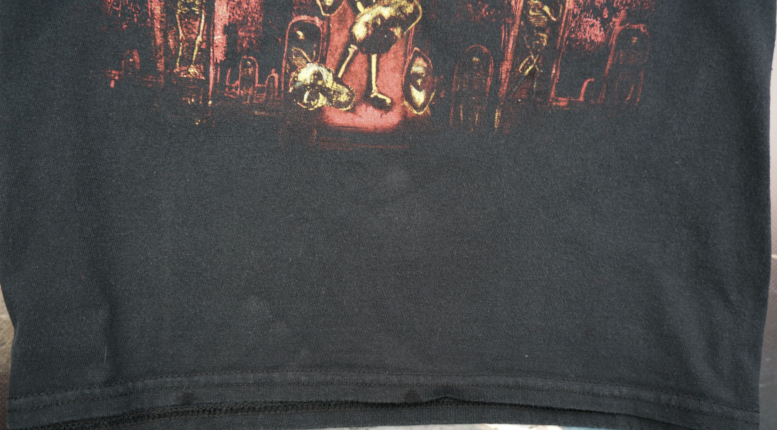 Band Tees × Vintage Vintage 2010s Slayer Concert T-Shirt Seasons in the Abyss Size US S / EU 44-46 / 1 - 3 Thumbnail