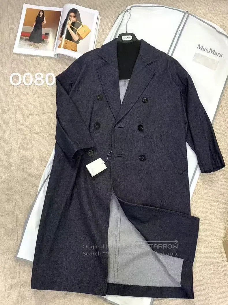 Max Mara Max Mara Classic Denim Coat Size XS / US 0-2 / IT 36-38 - 1 Thumbnail