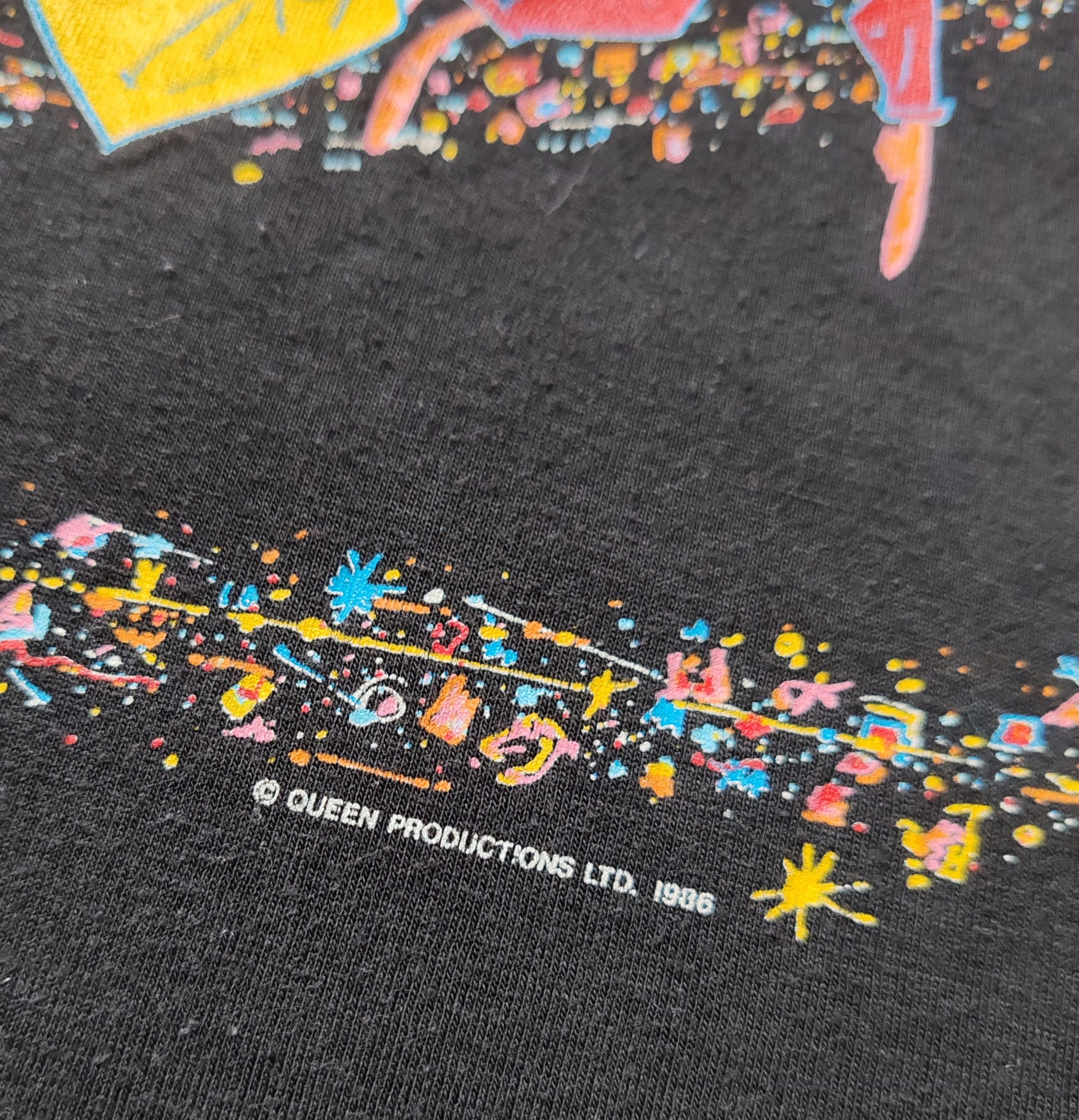 Band Tees Vintage 1986 QUEEN A Kind of Magic Tour T shirt size S Size US S / EU 44-46 / 1 - 6 Thumbnail