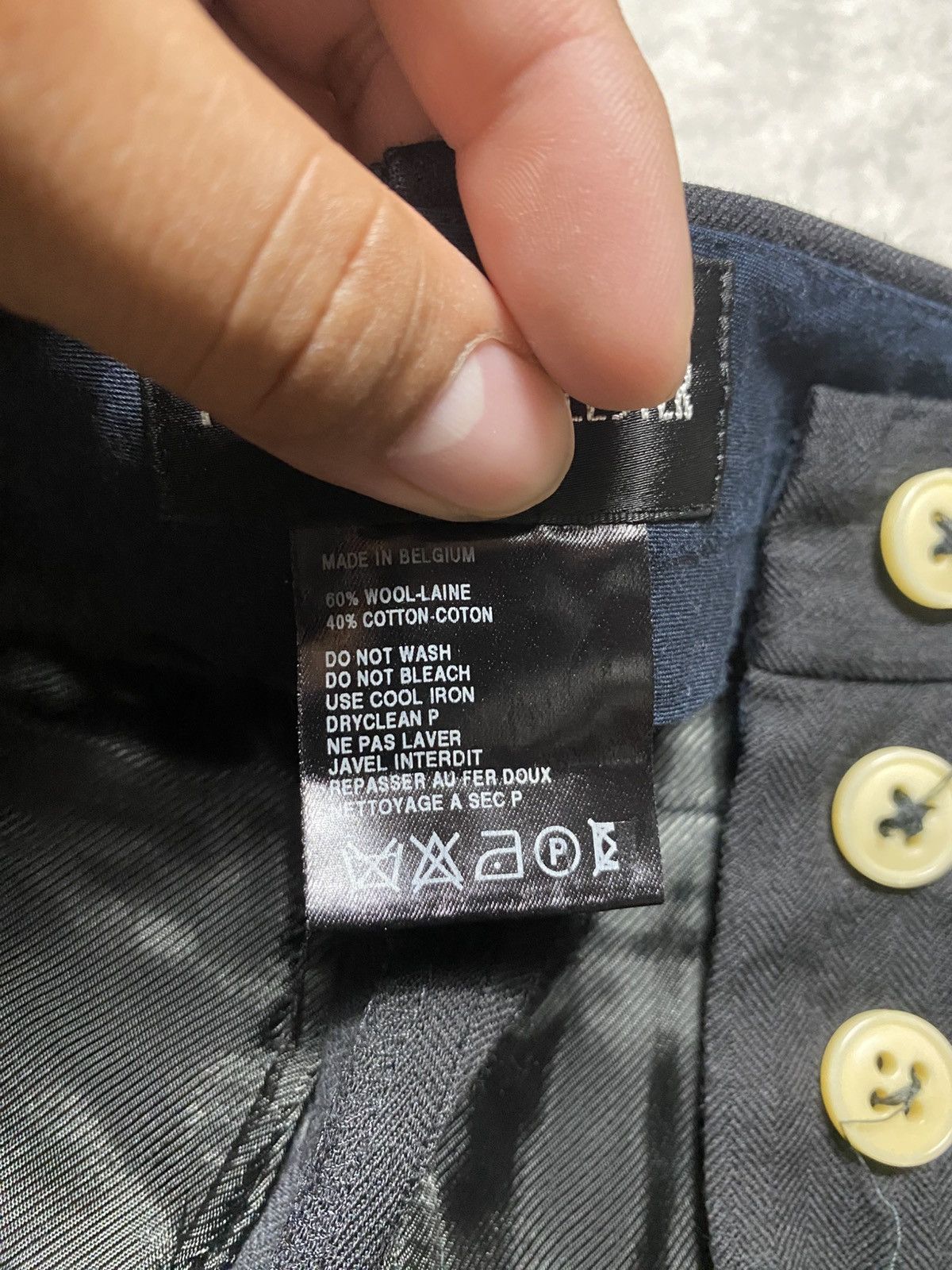 Ann Demeulemeester ARCHIVE ANN DEMEULEMEESTER - MULTI BUTTONS TROUSER Size 26" / US 2 / IT 38 - 8 Thumbnail