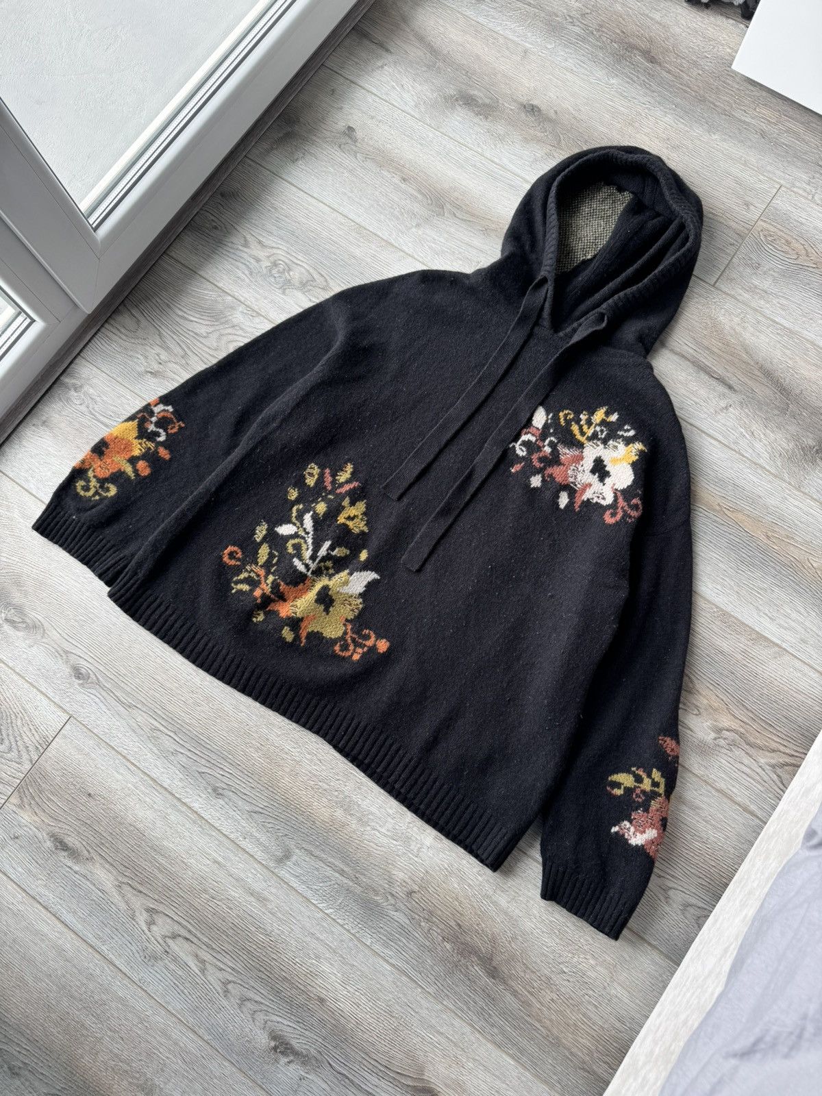Other Ivko Floral Pattern Pullover With Hoodie Size M / US 6-8 / IT 42-44 - 2 Thumbnail