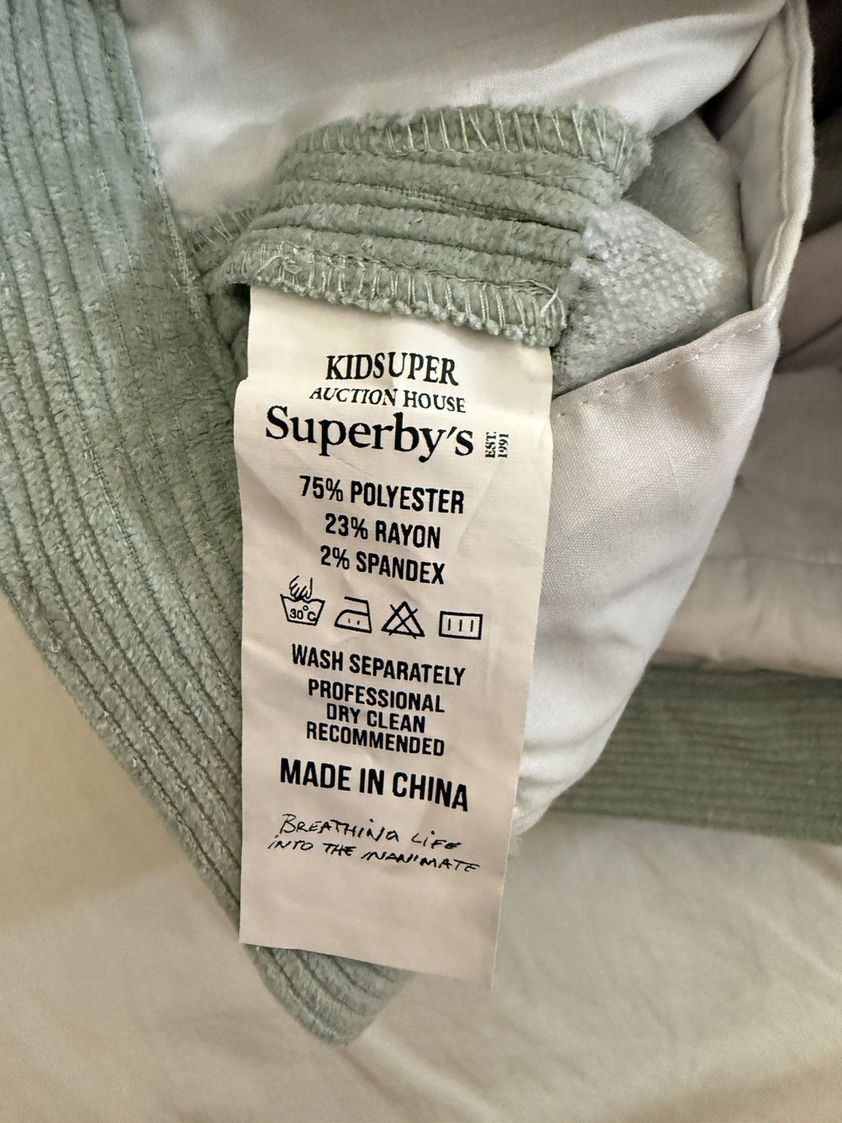 KidSuper KidSuper Jazz Club Corduroy Pants Teal L Size US 34 / EU 50 - 6 Thumbnail