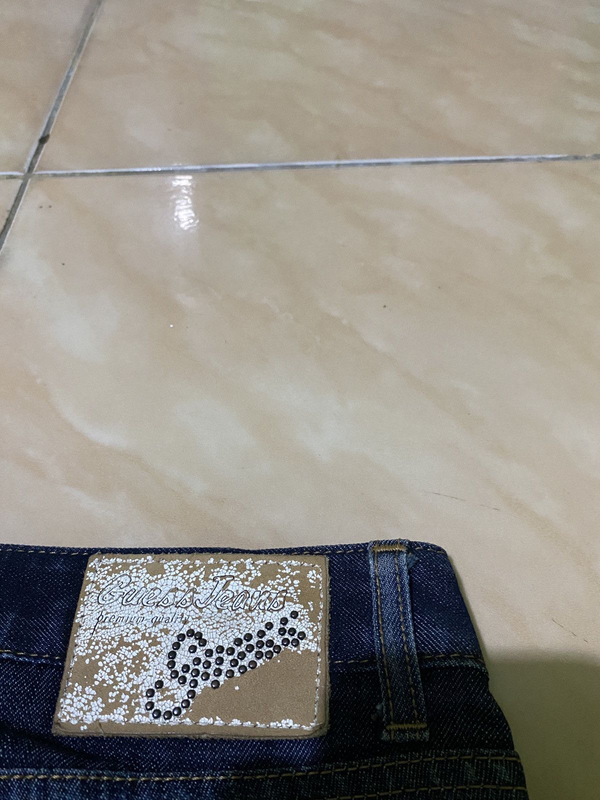 Guess × If Six Was Nine × Japanese Brand guess flare jeans blue indigo beads back pokcet Size 26" / US 2 / IT 38 - 7 Thumbnail