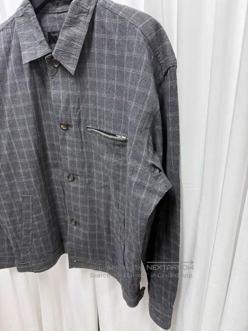 Comme des Garcons Comme des Garcons Pocket Pleated Plaid Jacket Size US M / EU 48-50 / 2 - 2 Thumbnail