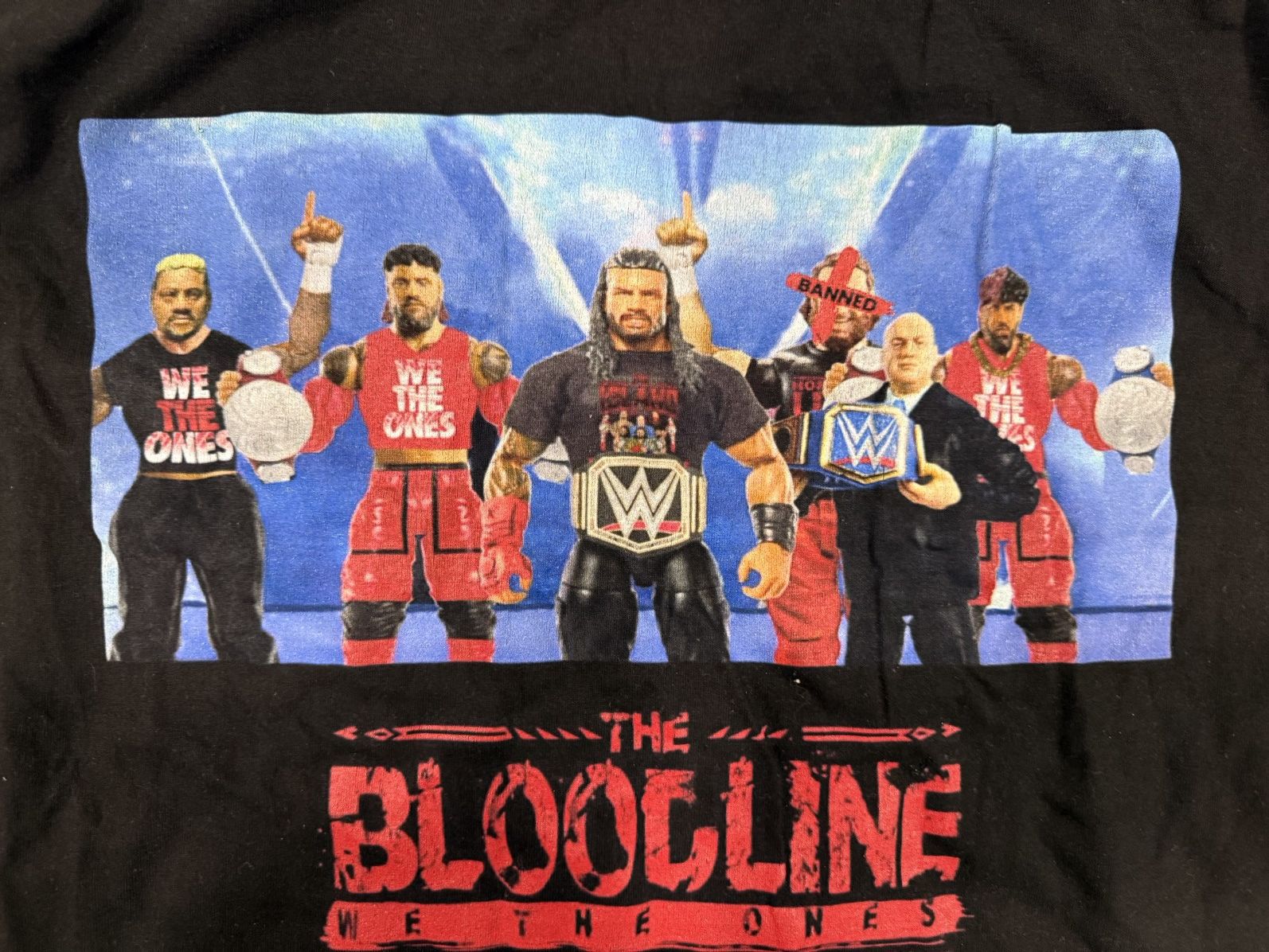 WWE WWE Bloodline/Sami Zayn Banned tee! Size US XL / EU 56 / 4 - 2 Thumbnail