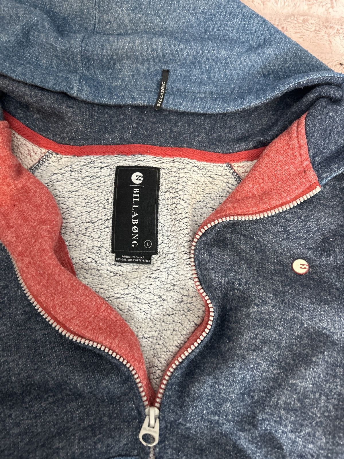 Billabong Billabong Men’s Full Zip Hoodie Colorblock Surf Skate Sweat Size US L / EU 52-54 / 3 - 2 Thumbnail