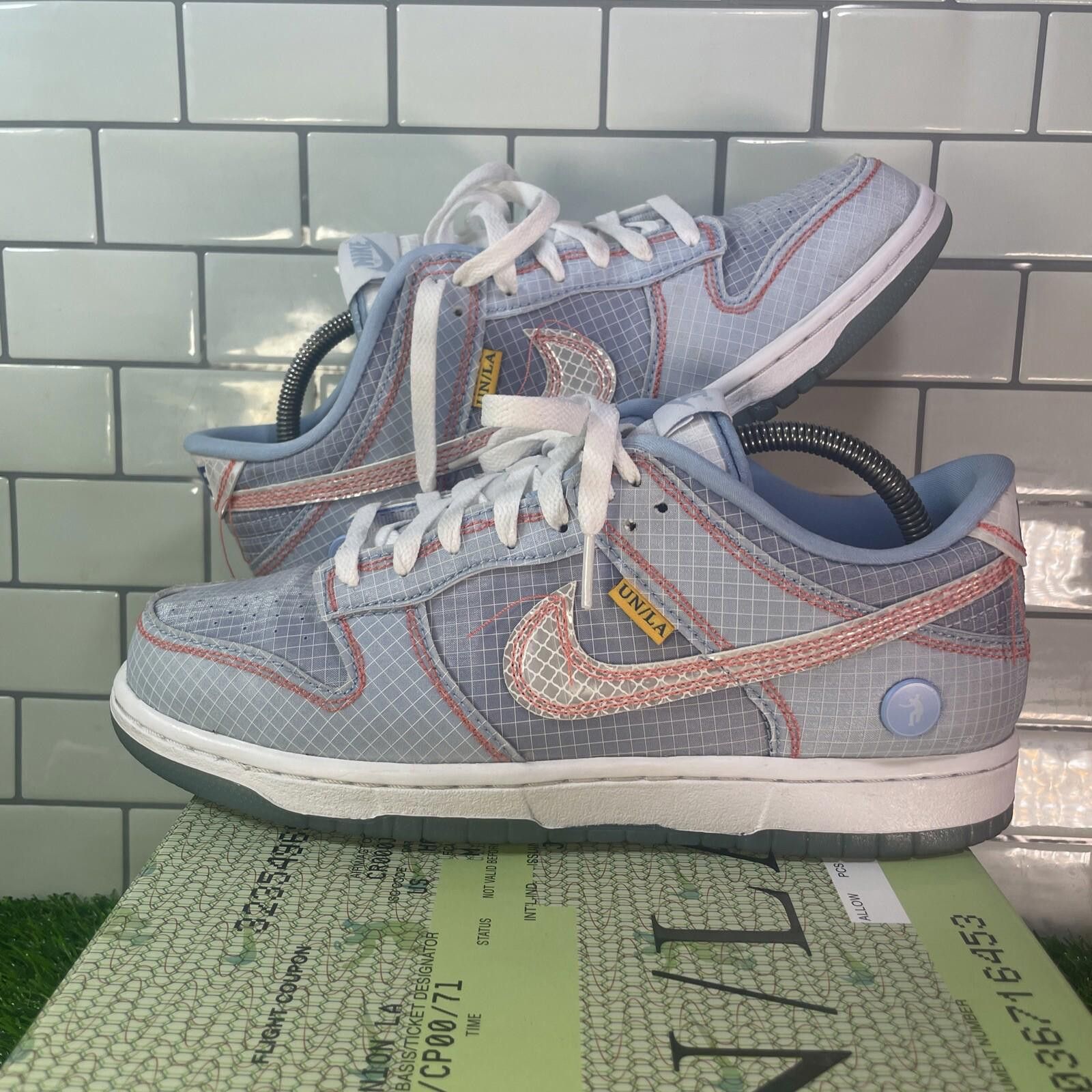 Nike Nike Dunk Low x Union LA Passport Pack - Argon - 8.5M / 10W Size US 8.5 / EU 41-42 - 2 Thumbnail