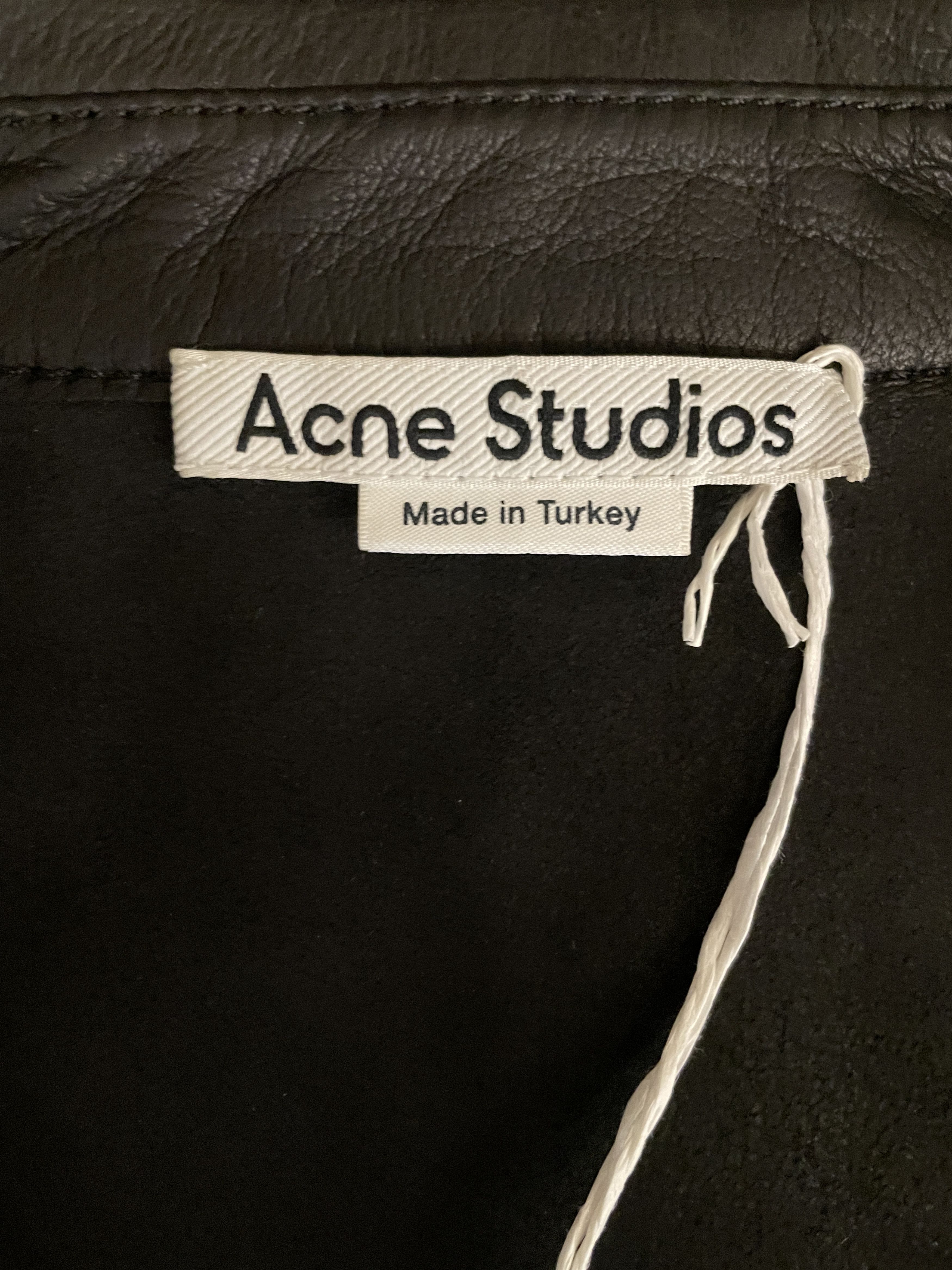 Acne Studios $1650 Acne Studios Leather Wrap Blouse Size S / US 4 / IT 40 - 5 Thumbnail