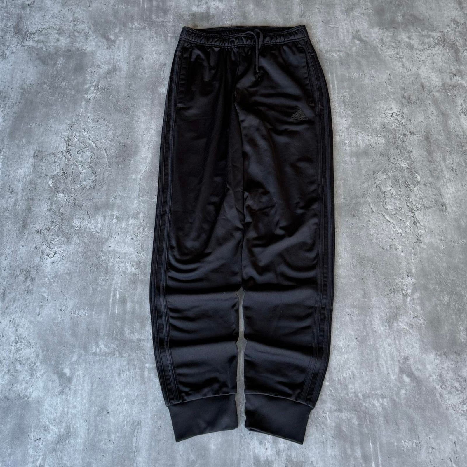 Adidas × Vintage Vintage Y2K Adidas Black Grunge Opium Technical Sweatpants Size US 28 / EU 44 - 1 Thumbnail