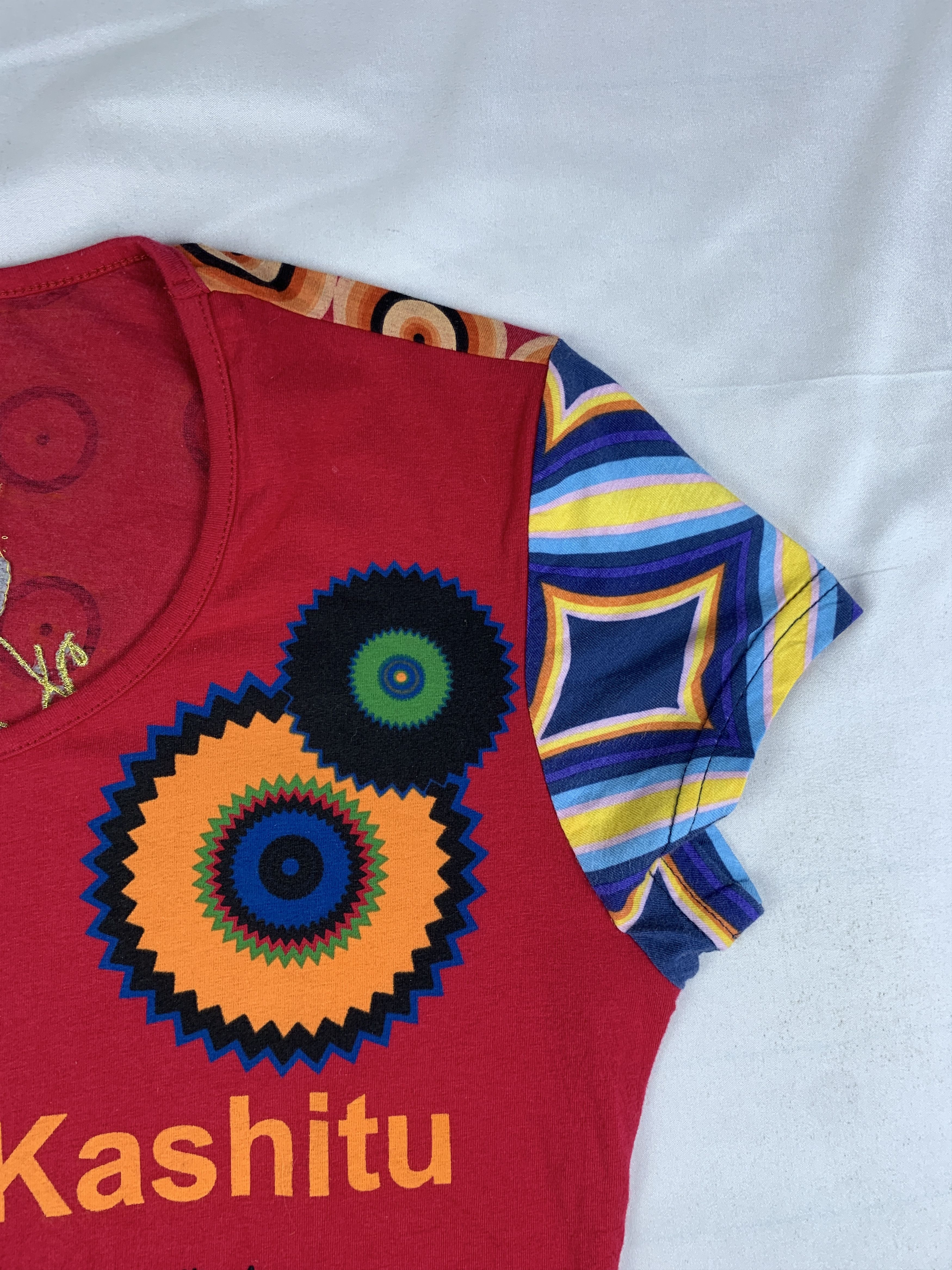 Japanese Brand Kashitu Psychedelic beady Tee (M) Size M / US 6-8 / IT 42-44 - 7 Thumbnail