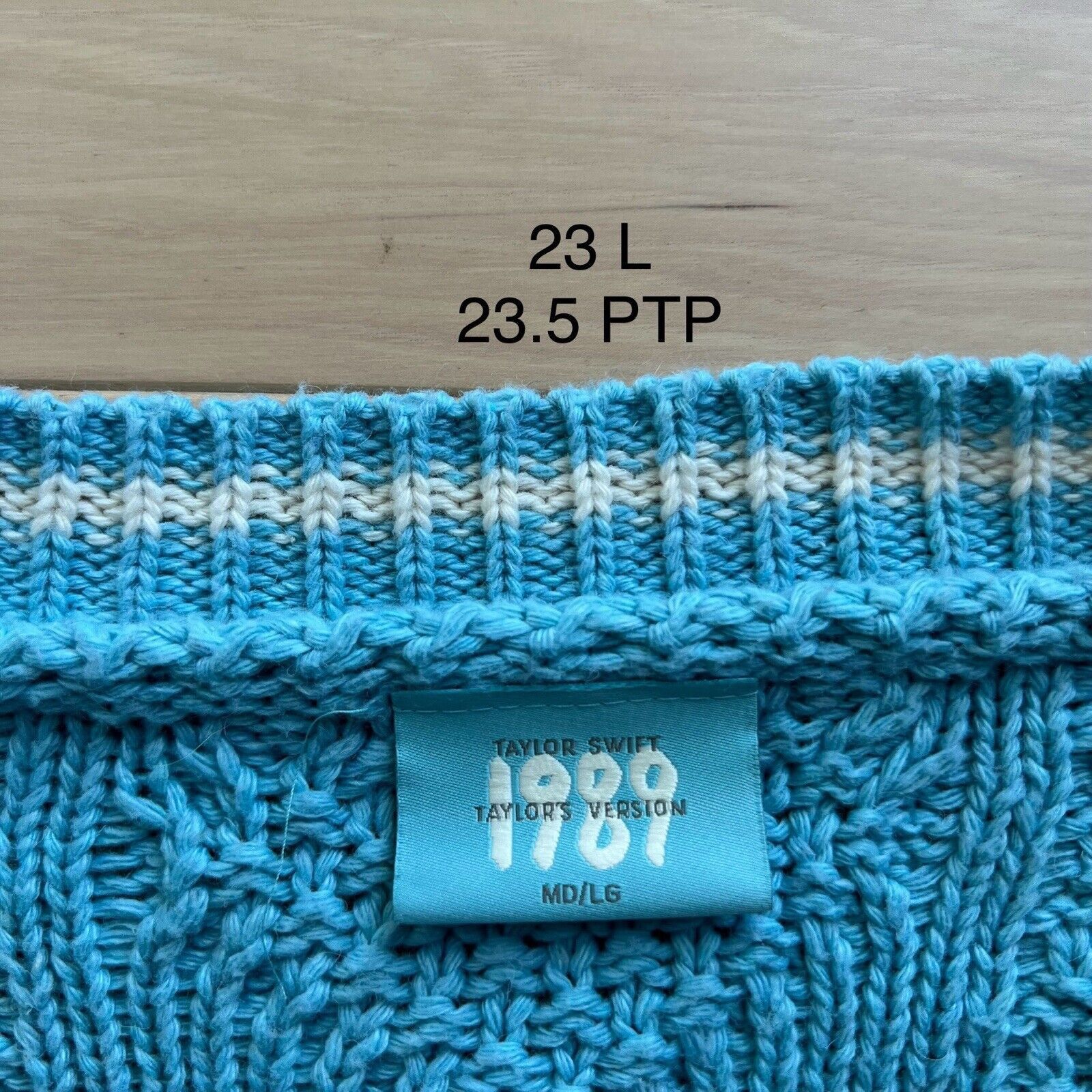 Designer Taylor's Version 1989 Sweater Medium/Large Blue Cardigan Size L / US 10 / IT 46 - 5 Thumbnail