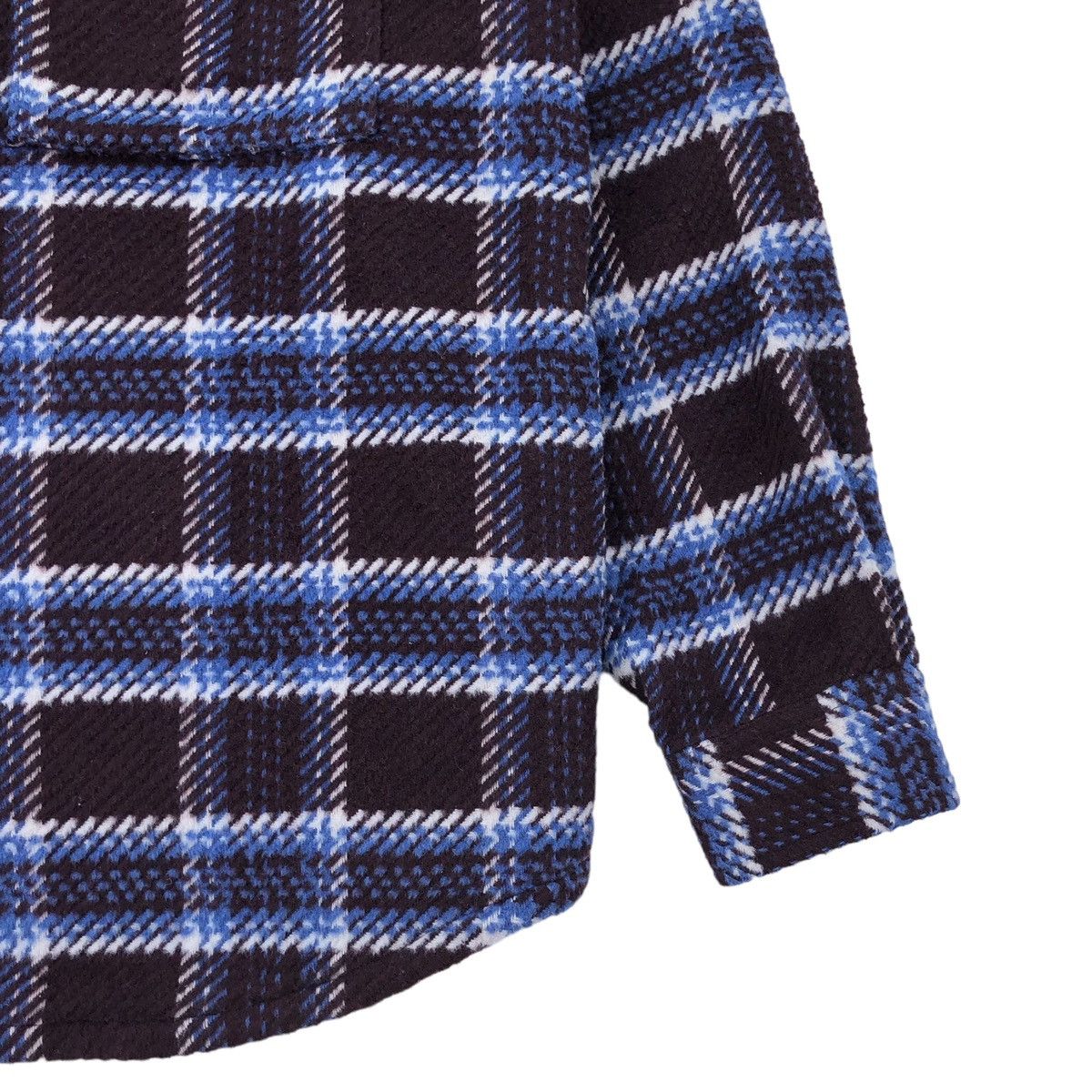 Japanese Brand Vintage WEGO Wool Flannel Box Design Buttons Up Jacket Size US M / EU 48-50 / 2 - 6 Thumbnail