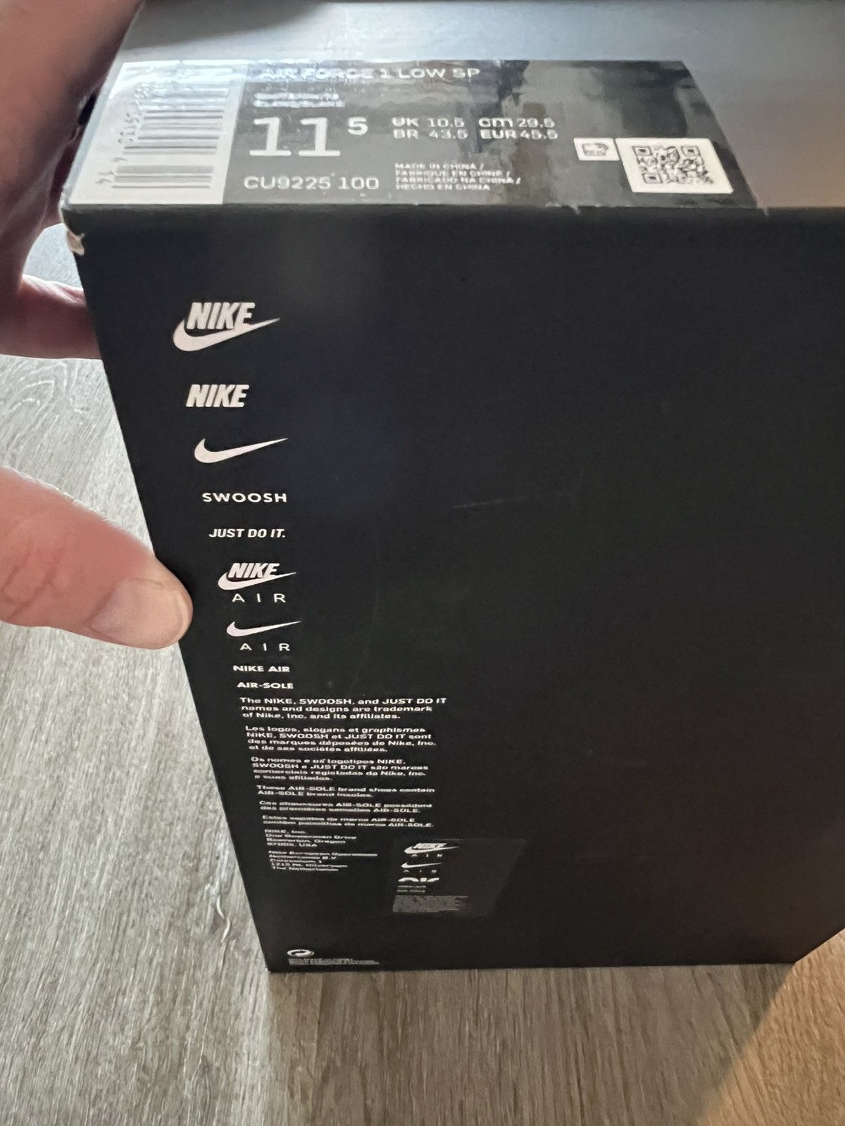 Nike × Supreme NIKE x SUPREME AF1 Size US 11.5 / EU 44-45 - 16 Thumbnail