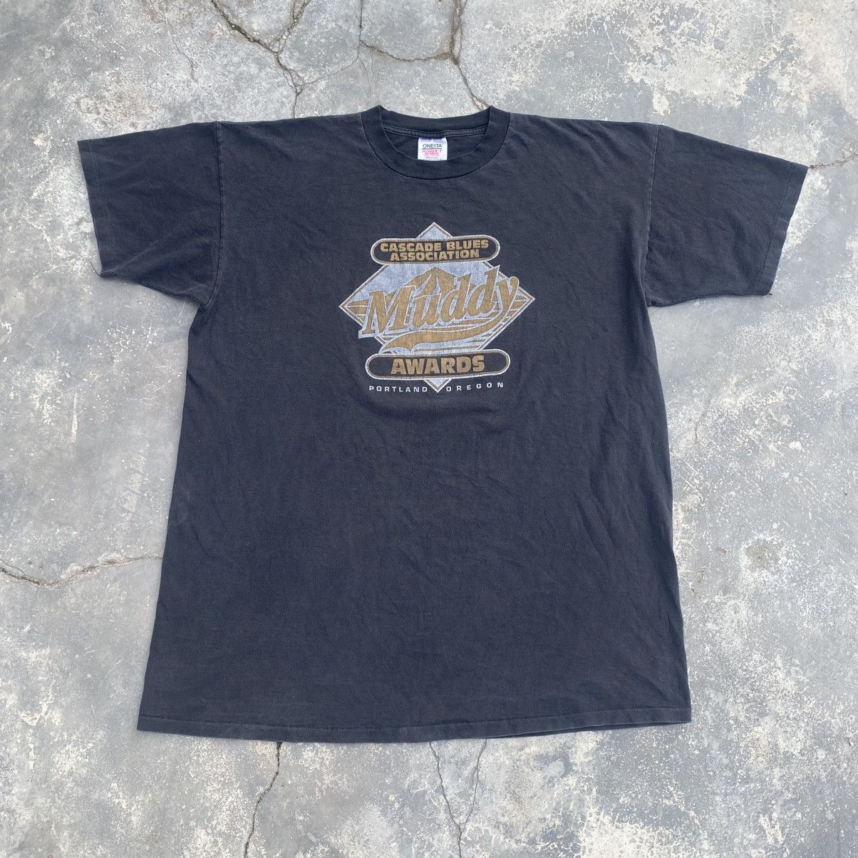 Rap Tees Rare Cascade Blues Association MUDDY AWARDS tee Size US XL / EU 56 / 4 - 4 Thumbnail