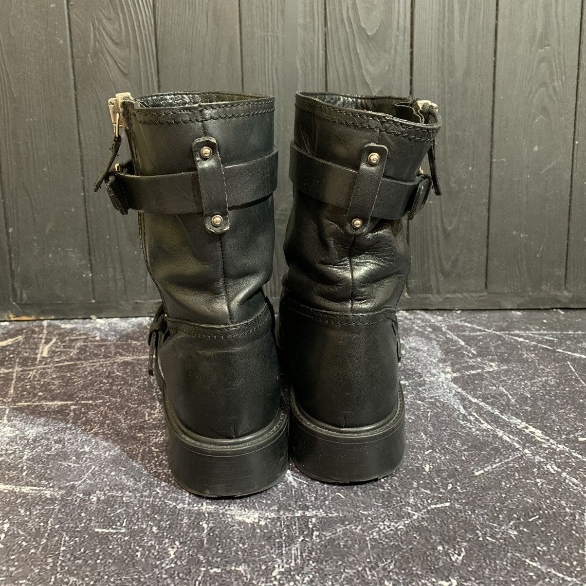 Gucci GUCCI Leather Biker Belted Women’s Boots Size 38 Size US 8 / IT 38 - 8 Thumbnail