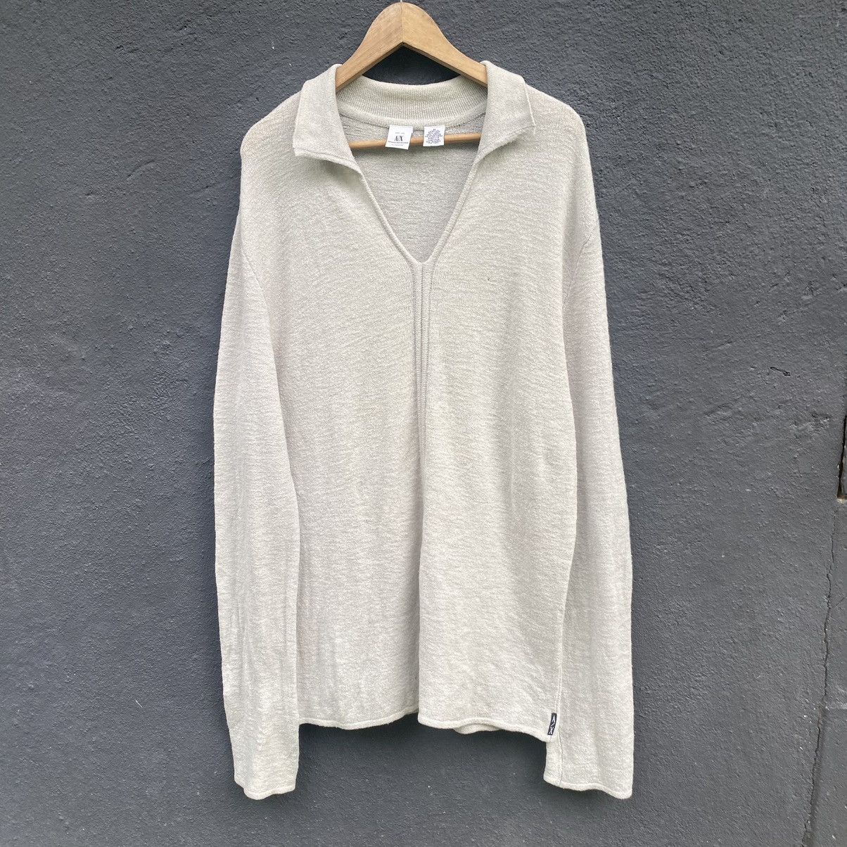 Armani Exchange Thrashed Vintage Armani exchange wool ERD GRUNGE Size US M / EU 48-50 / 2 - 1 Thumbnail