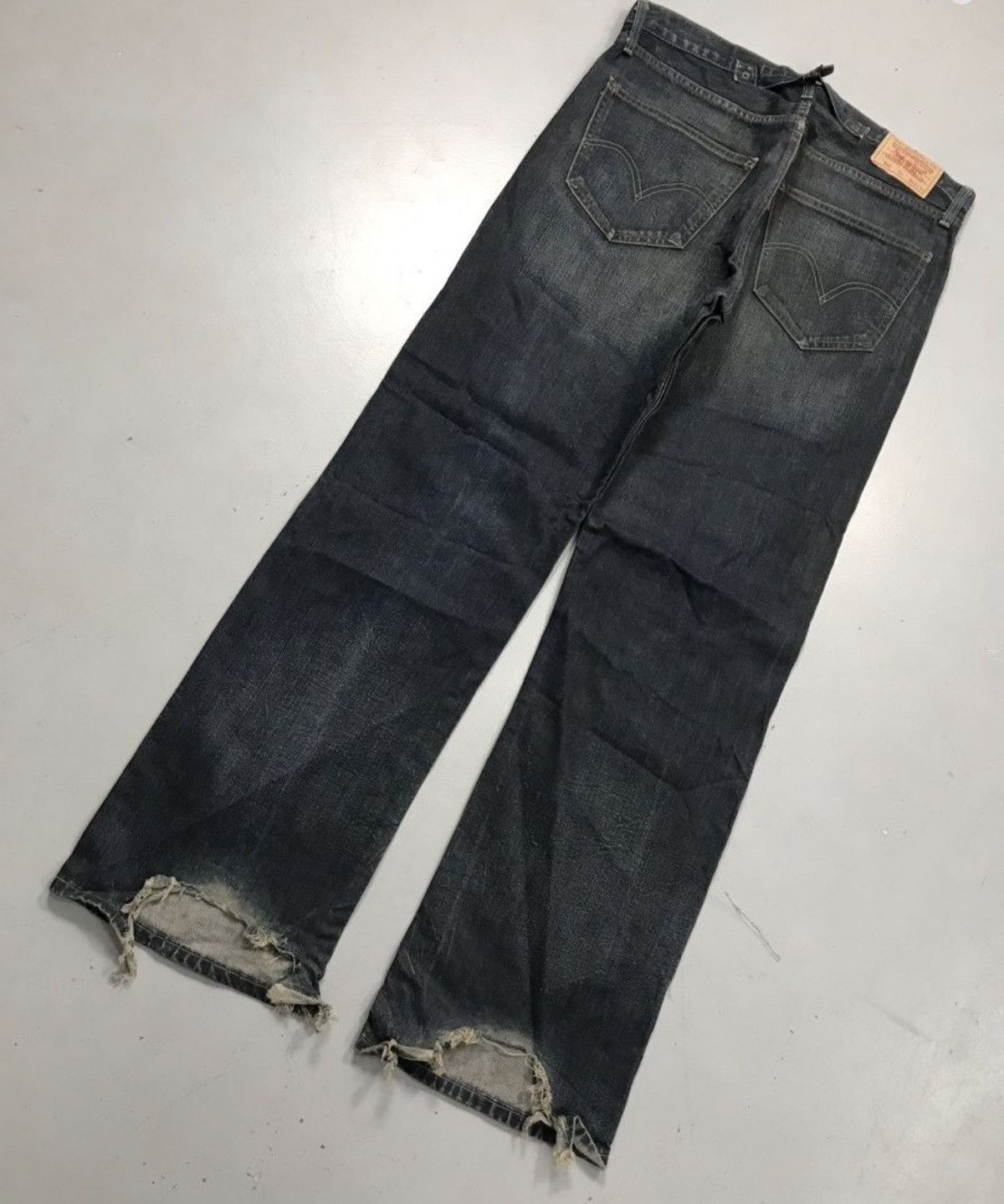 Levi's Vintage Levi’s jeans denim buckle belt Size US 38 / EU 54 - 1 Thumbnail