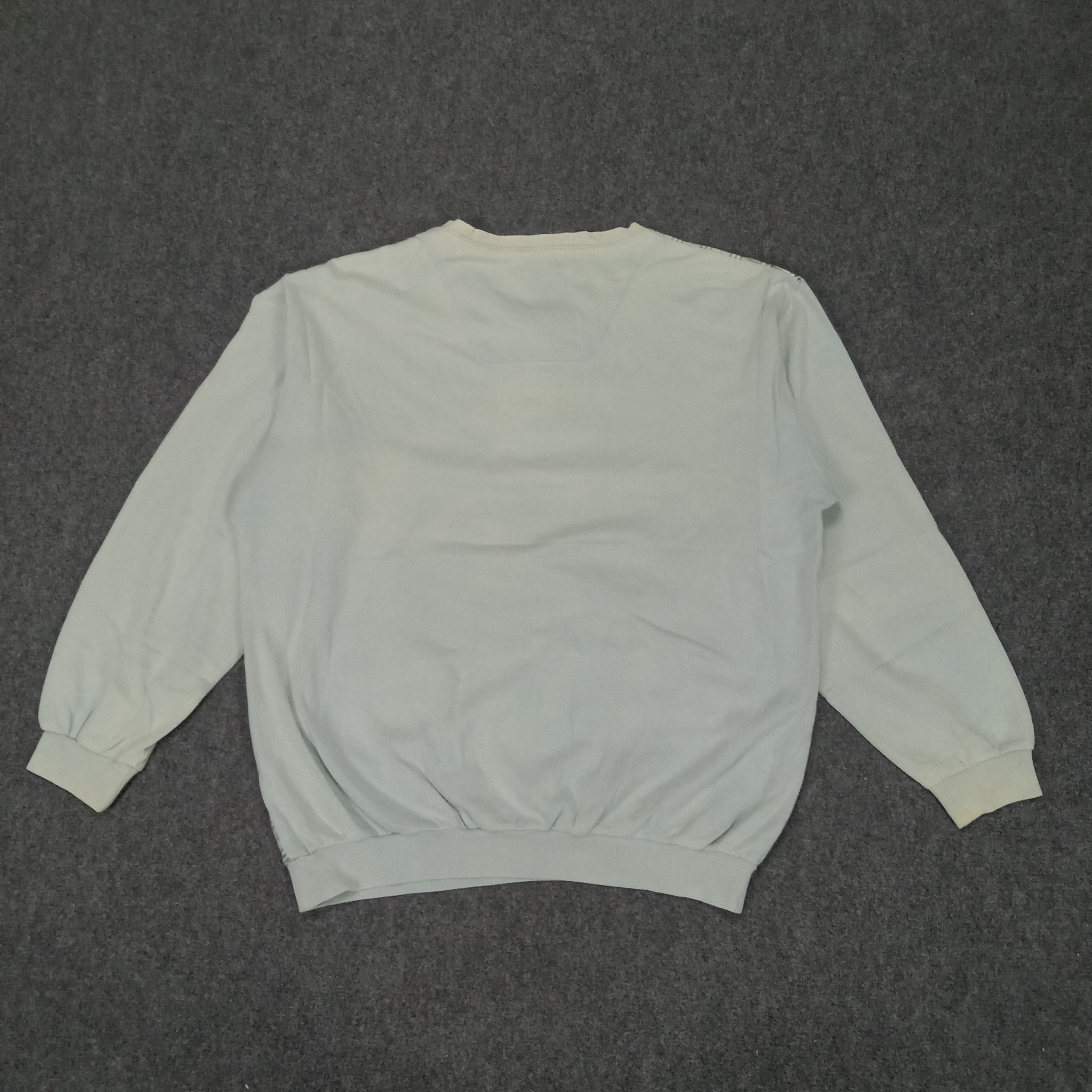 Burberry × Vintage 90's Burberrys London Nova Check Sweatshirt Size US L / EU 52-54 / 3 - 4 Thumbnail