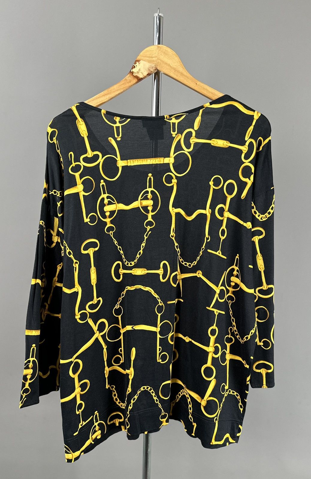 Gucci × Tom Ford Gucci - Tom ford - 1993 HorseBit AllOver Pattern Long Sleeve Size S / US 4 / IT 40 - 6 Thumbnail