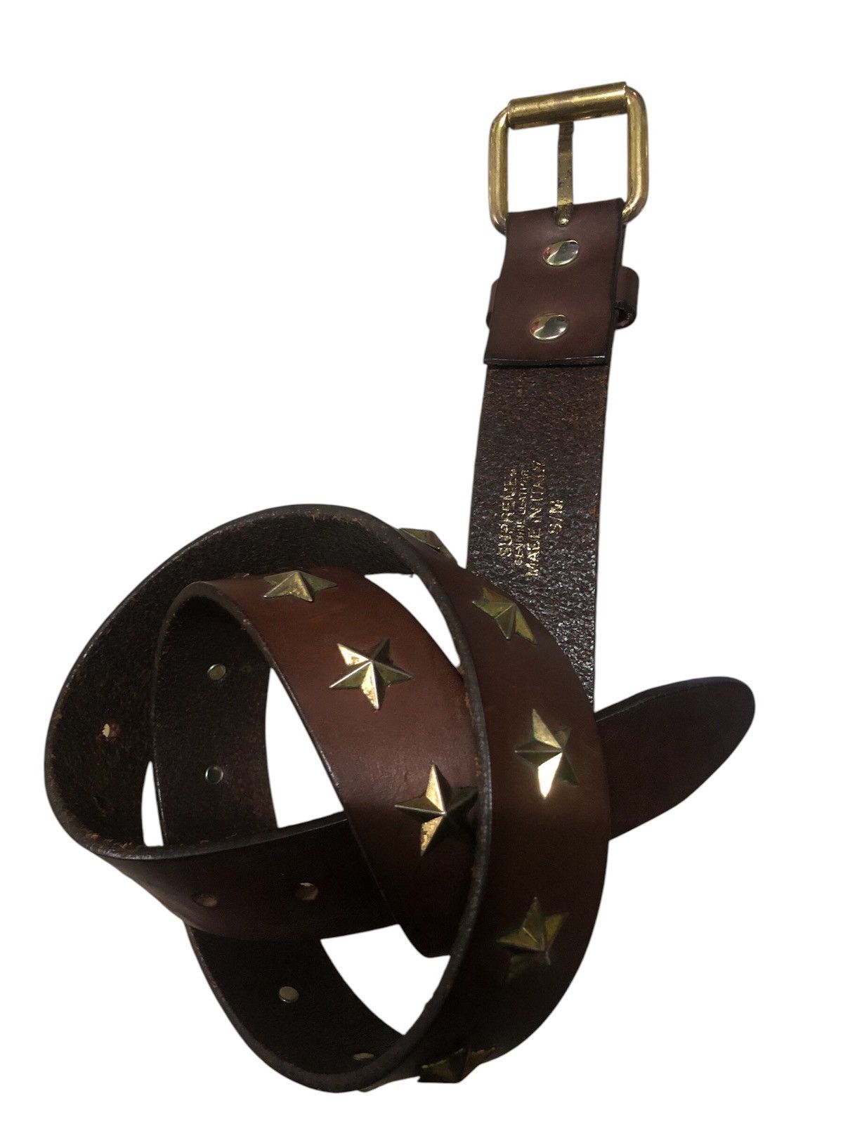 Supreme Supreme Leather Belts Limited Editions (Unisex Design) Size 30 - 4 Thumbnail