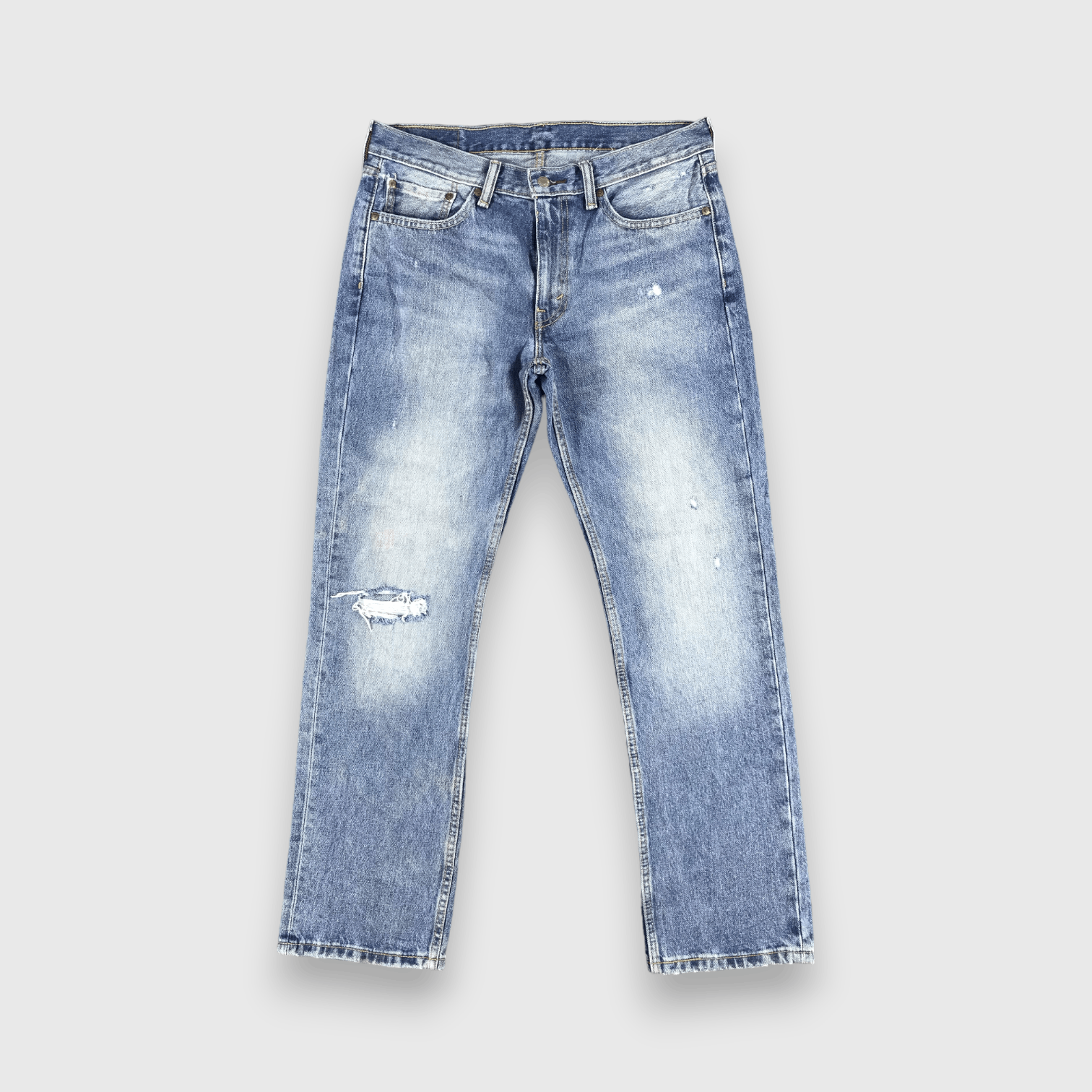 Levi's Vintage Blue Wash Levis 514 Jeans-J1980 Size US 35 - 1 Thumbnail