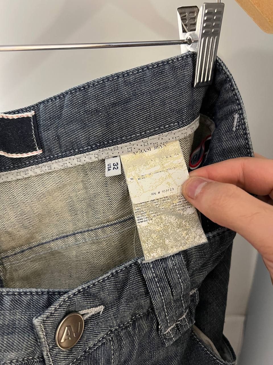 Armani VINTAGE ARMANI JEANS RETRO ITALIAN DESIGNER JEANS Y2K 90s Size US 32 / EU 48 - 15 Thumbnail